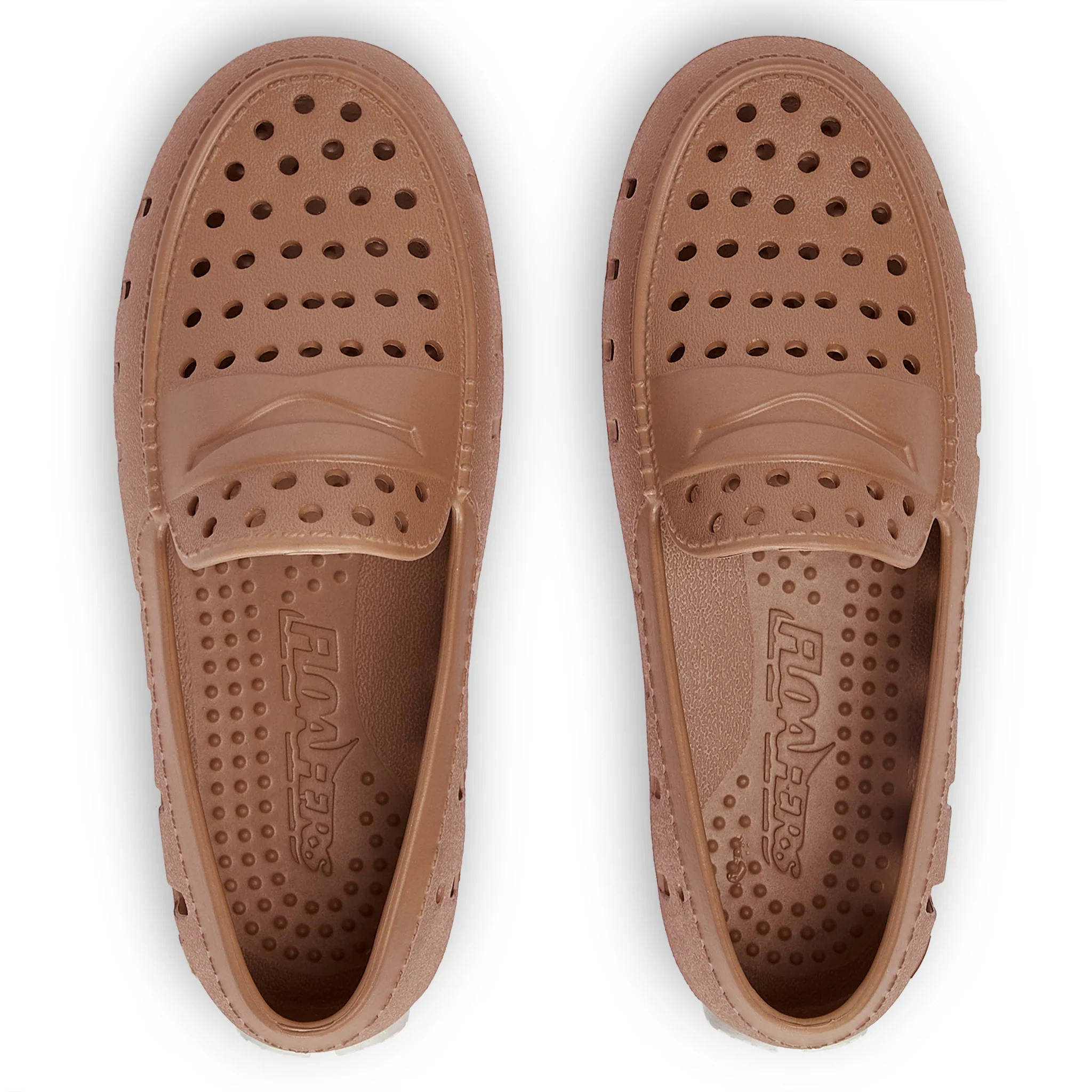 Kids Prodigy Tan Bright White Loafers - Image 3
