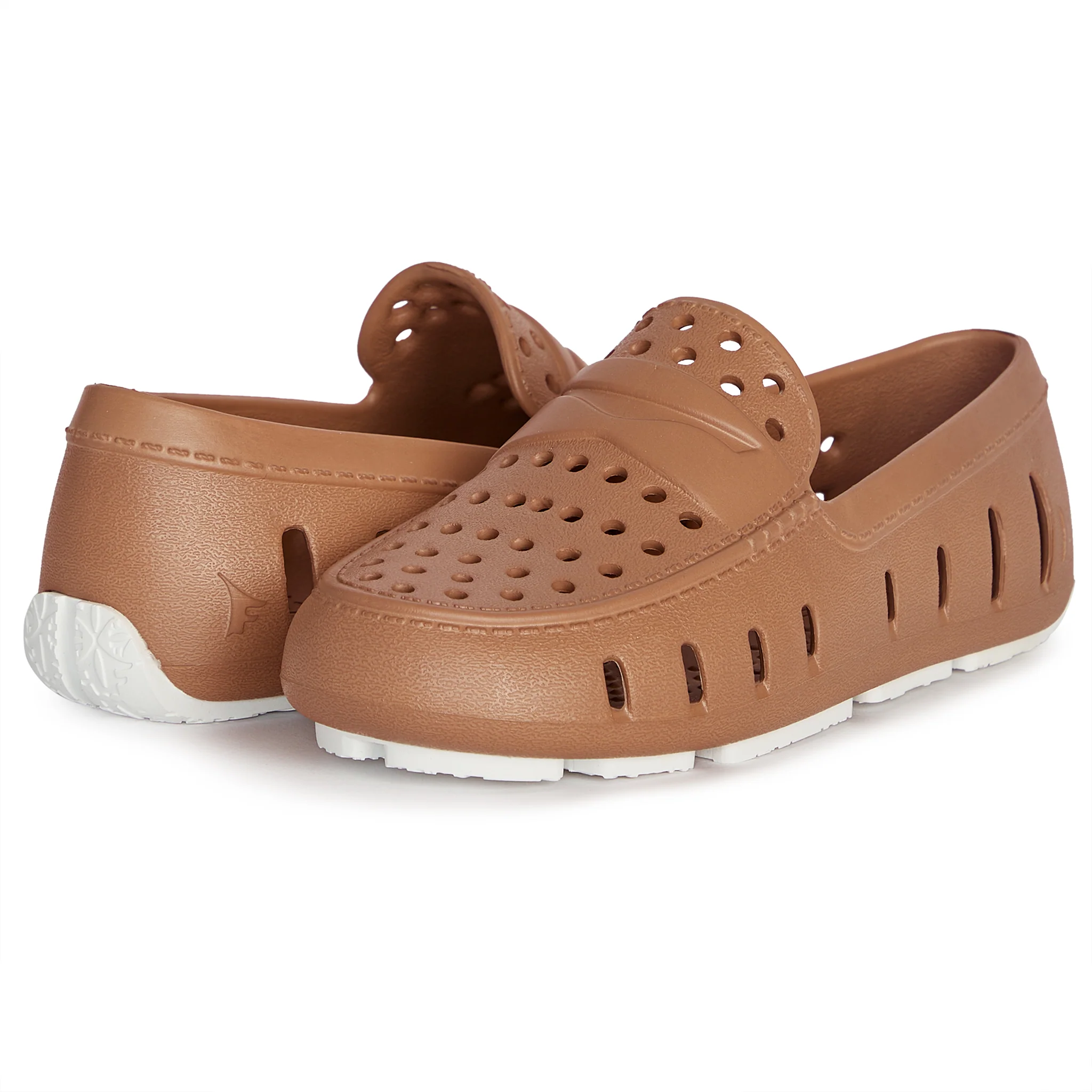 Kids Prodigy Tan Bright White Loafers - Image 4