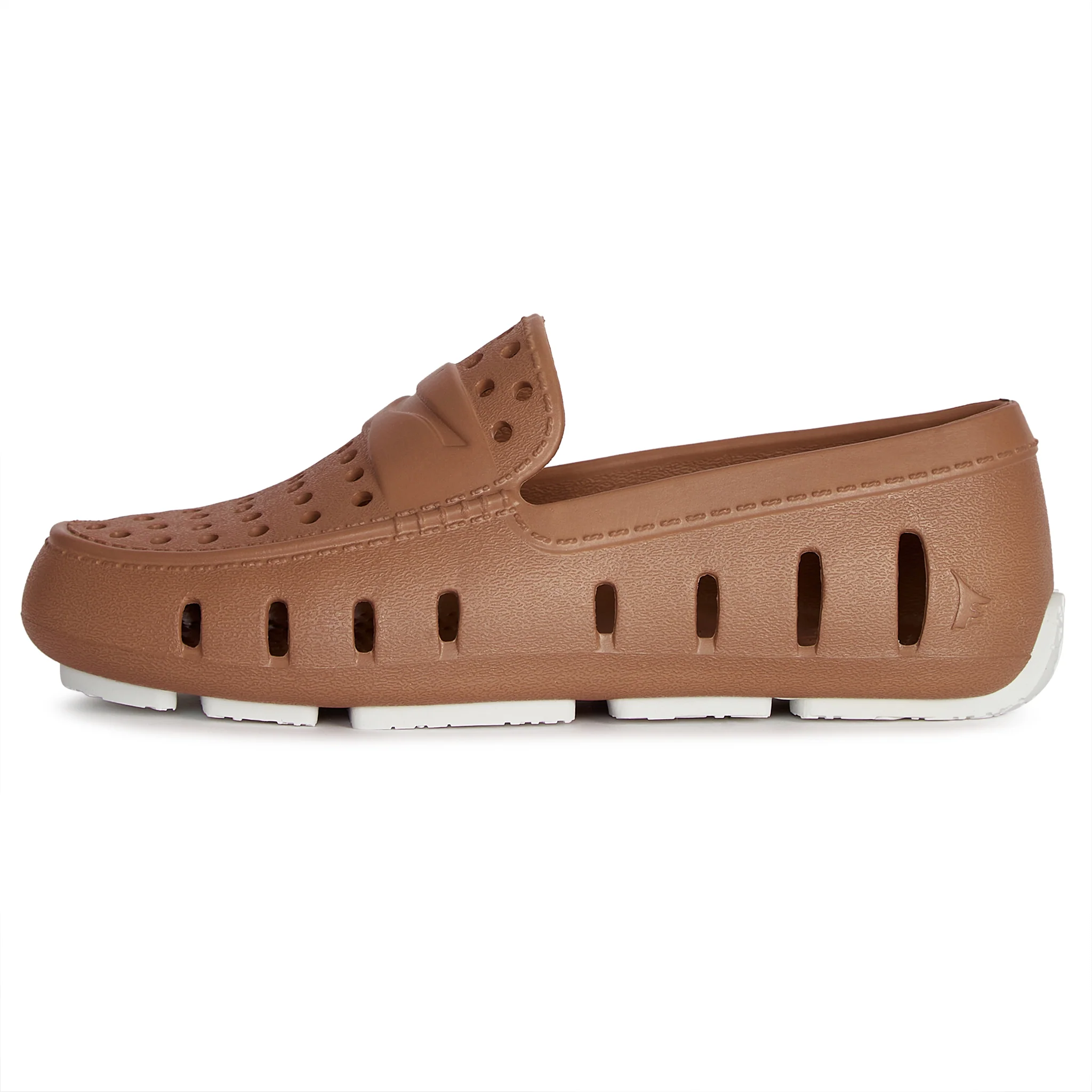 Kids Prodigy Tan Bright White Loafers - Image 5