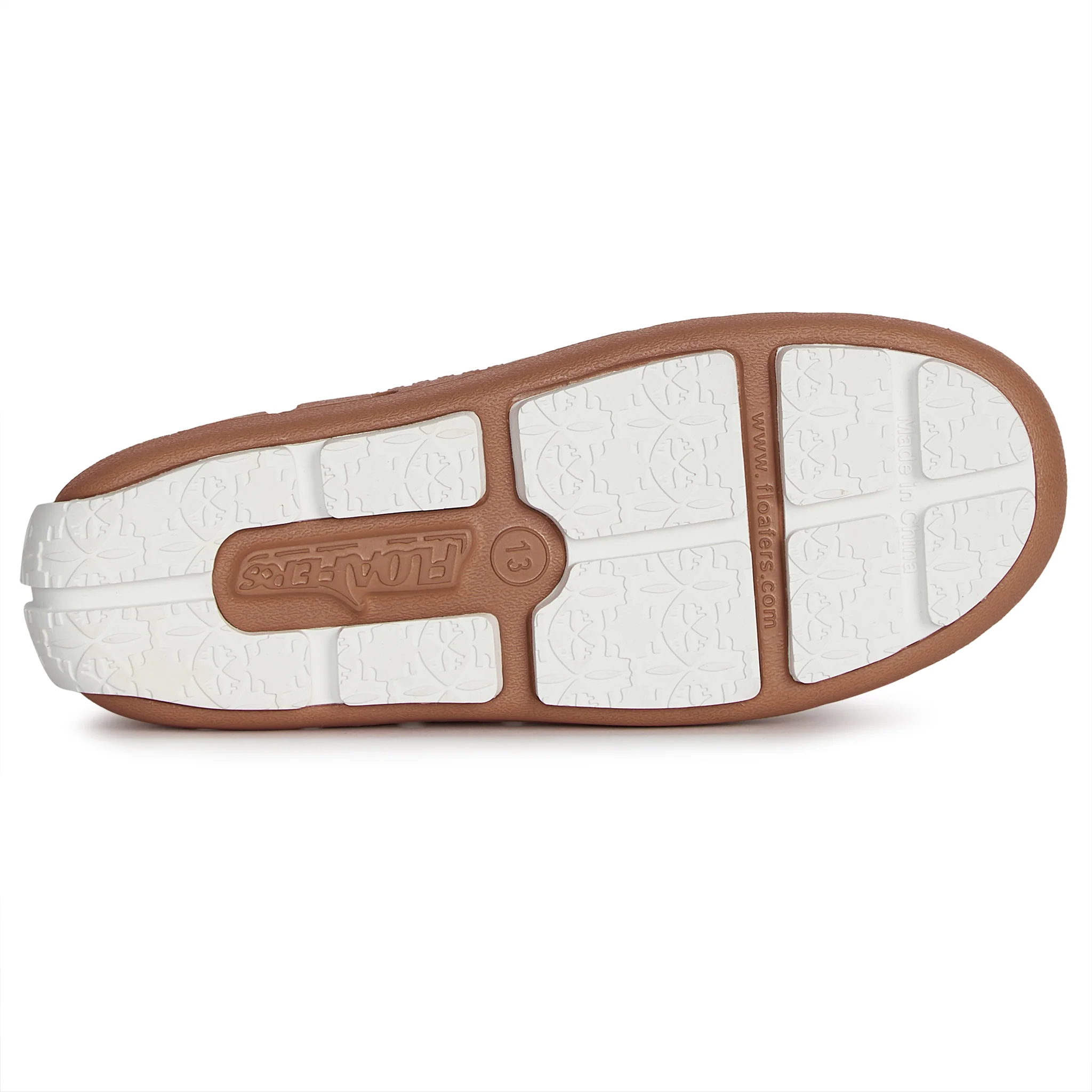 Kids Prodigy Tan Bright White Loafers - Image 6