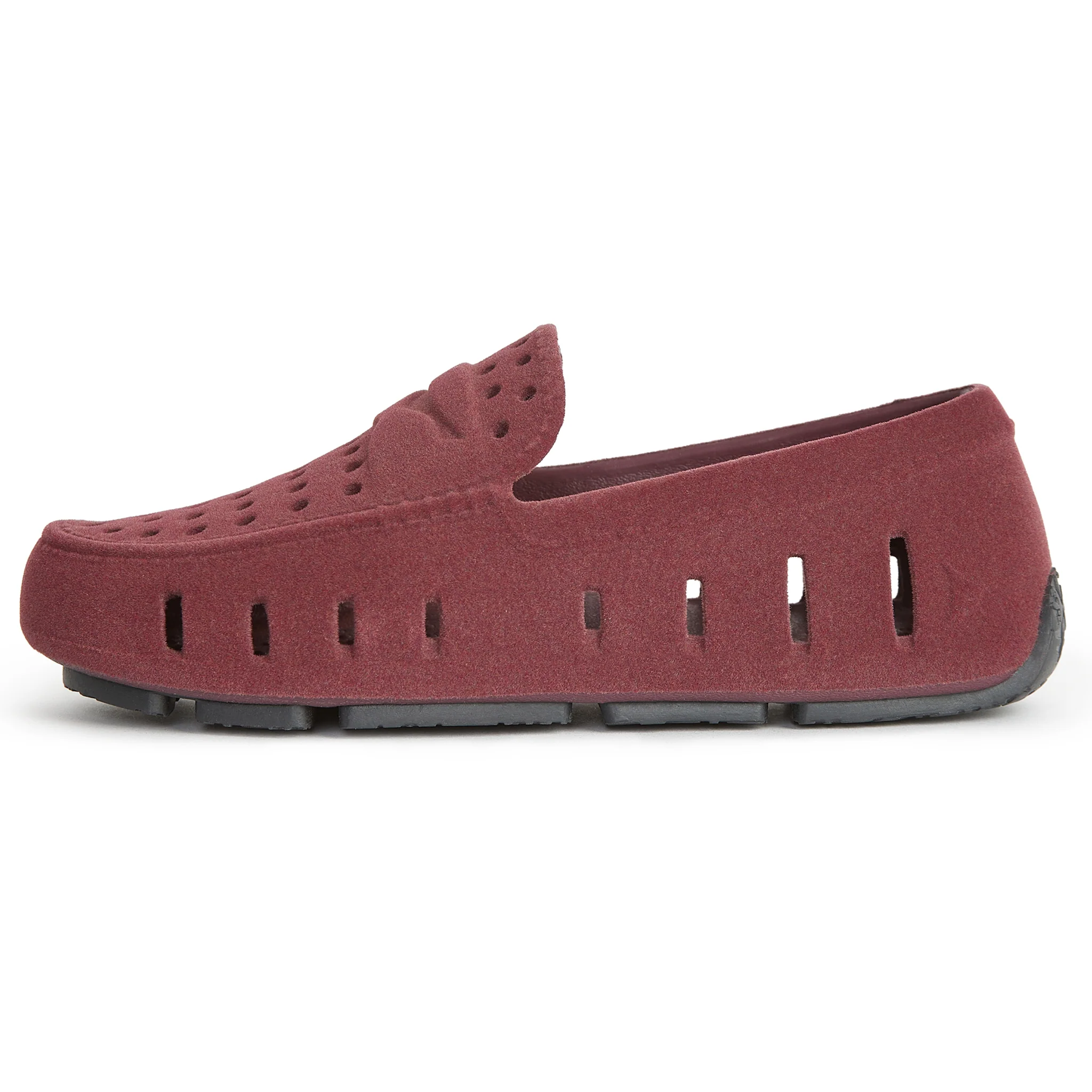 Kids Prodigy Burgundy Suede Loafers - Image 5