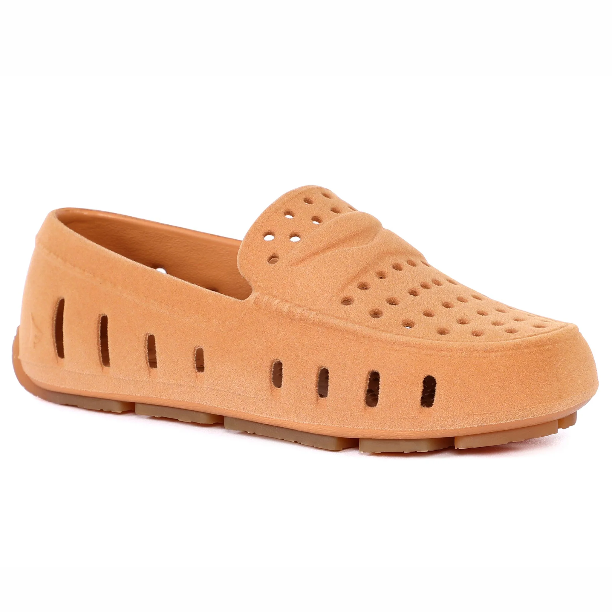Kids Prodigy Cognac Suede Loafers - Image 4