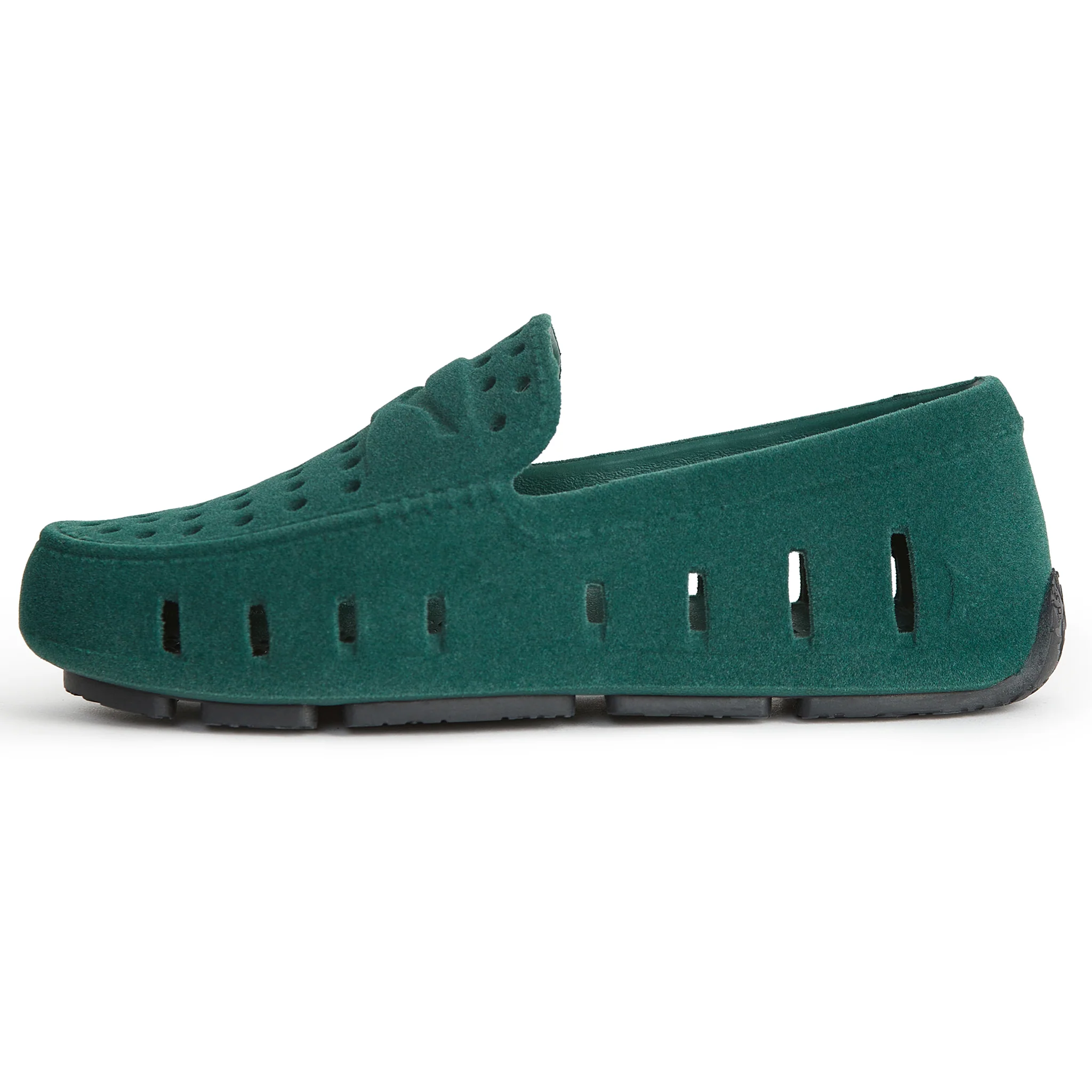 Kids Prodigy Emerald Suede Loafers - Image 4