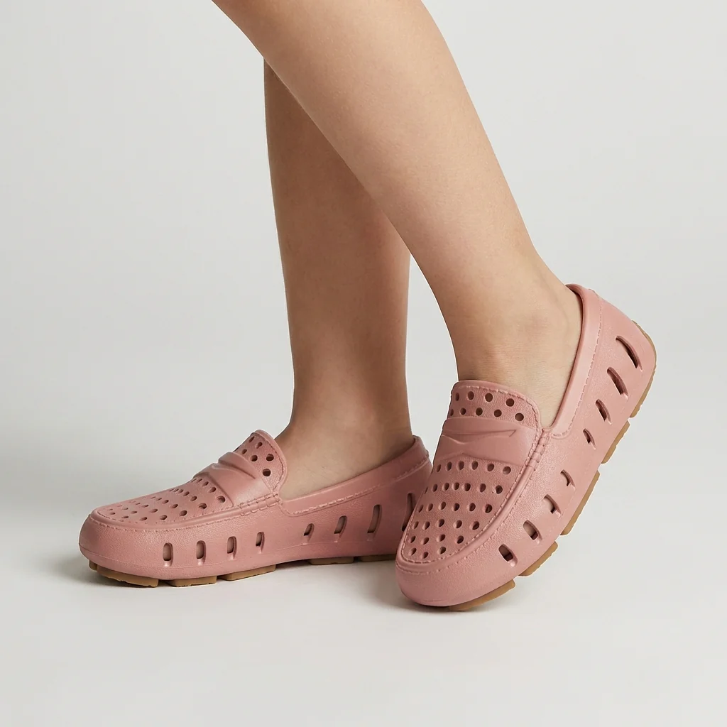 Kids Prodigy Rose Peony Gum Loafers - Image 3