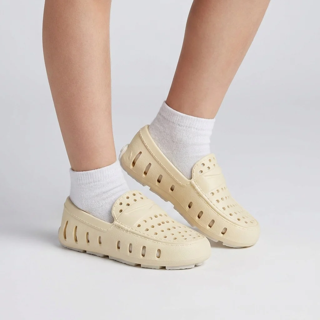 Kids Prodigy Lemon Icing Bright White Loafers - Image 3