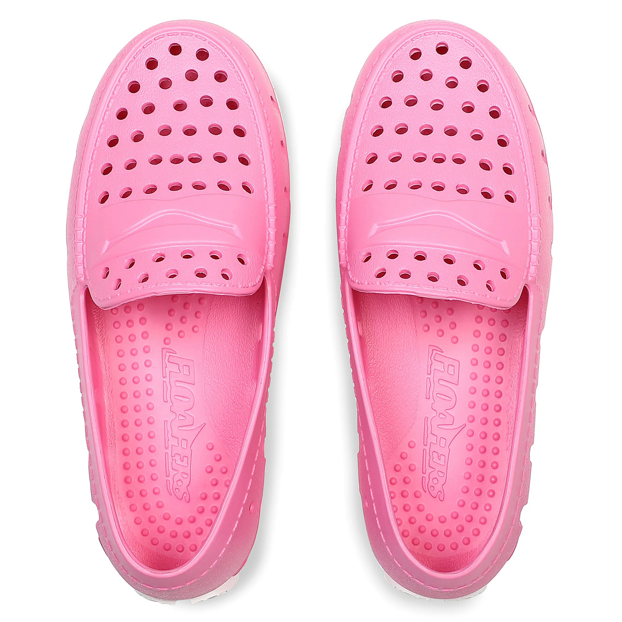 Kids Prodigy Pink Carnation Bright White Loafers - Image 4