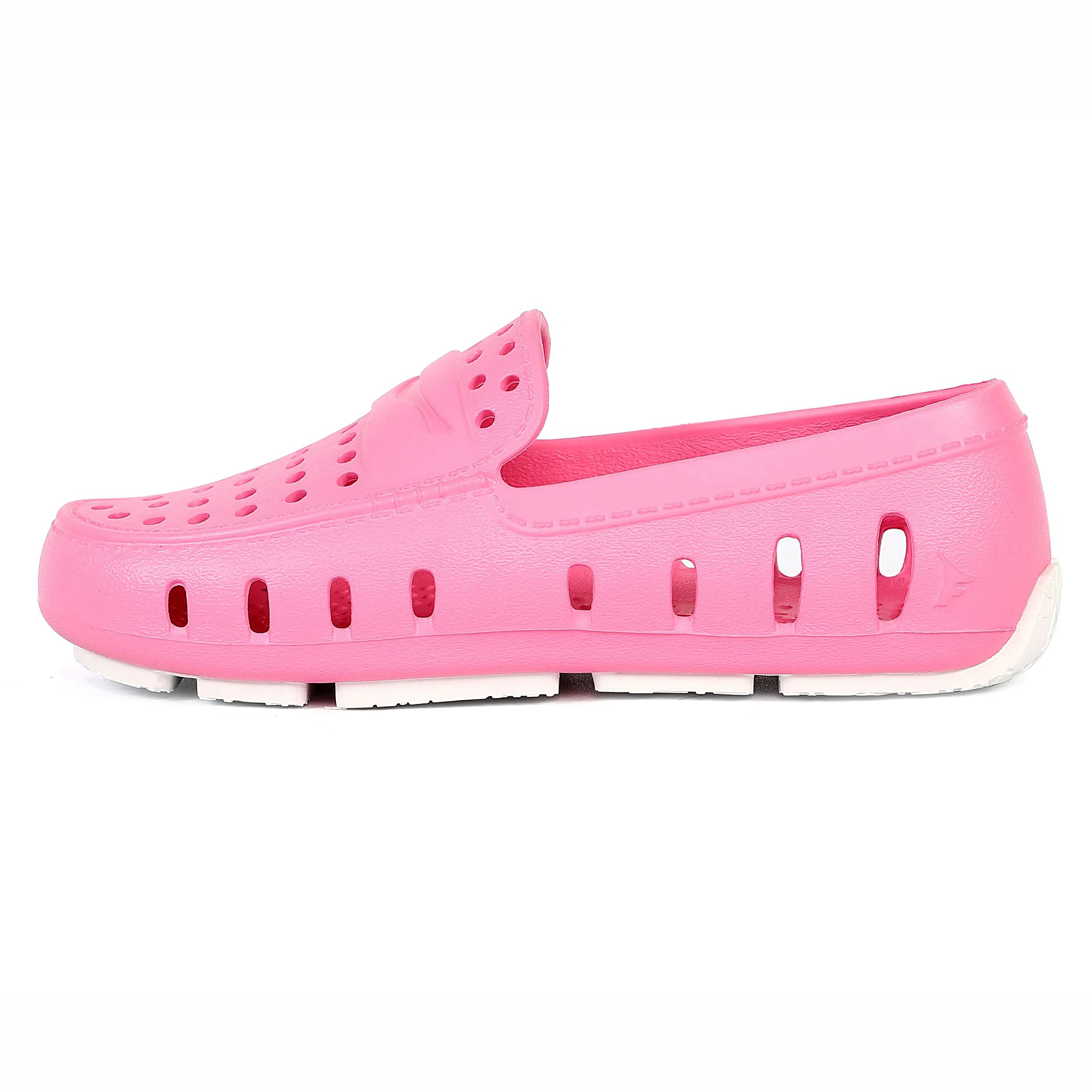 Kids Prodigy Pink Carnation Bright White Loafers - Image 6