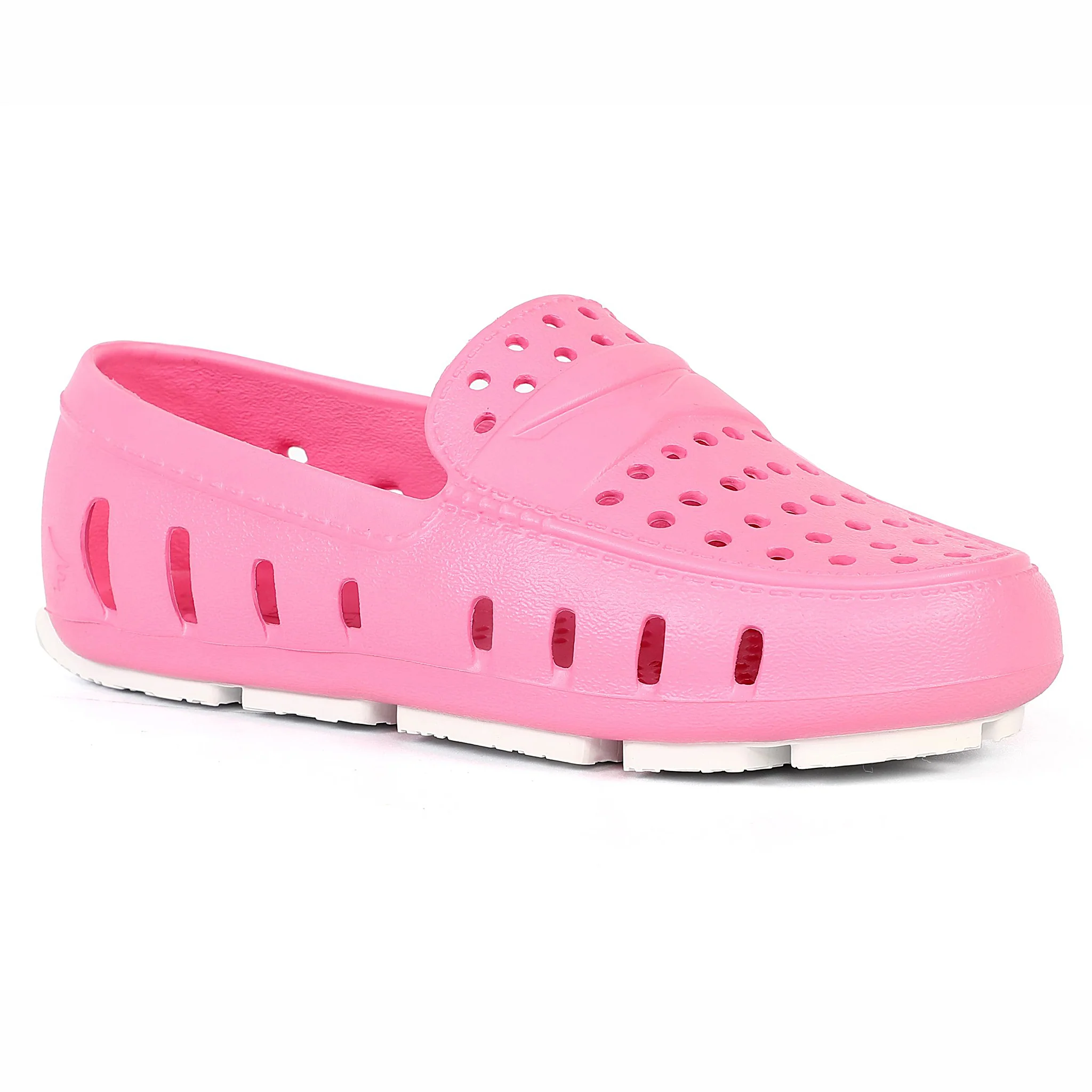 Kids Prodigy Pink Carnation Bright White Loafers - Image 7