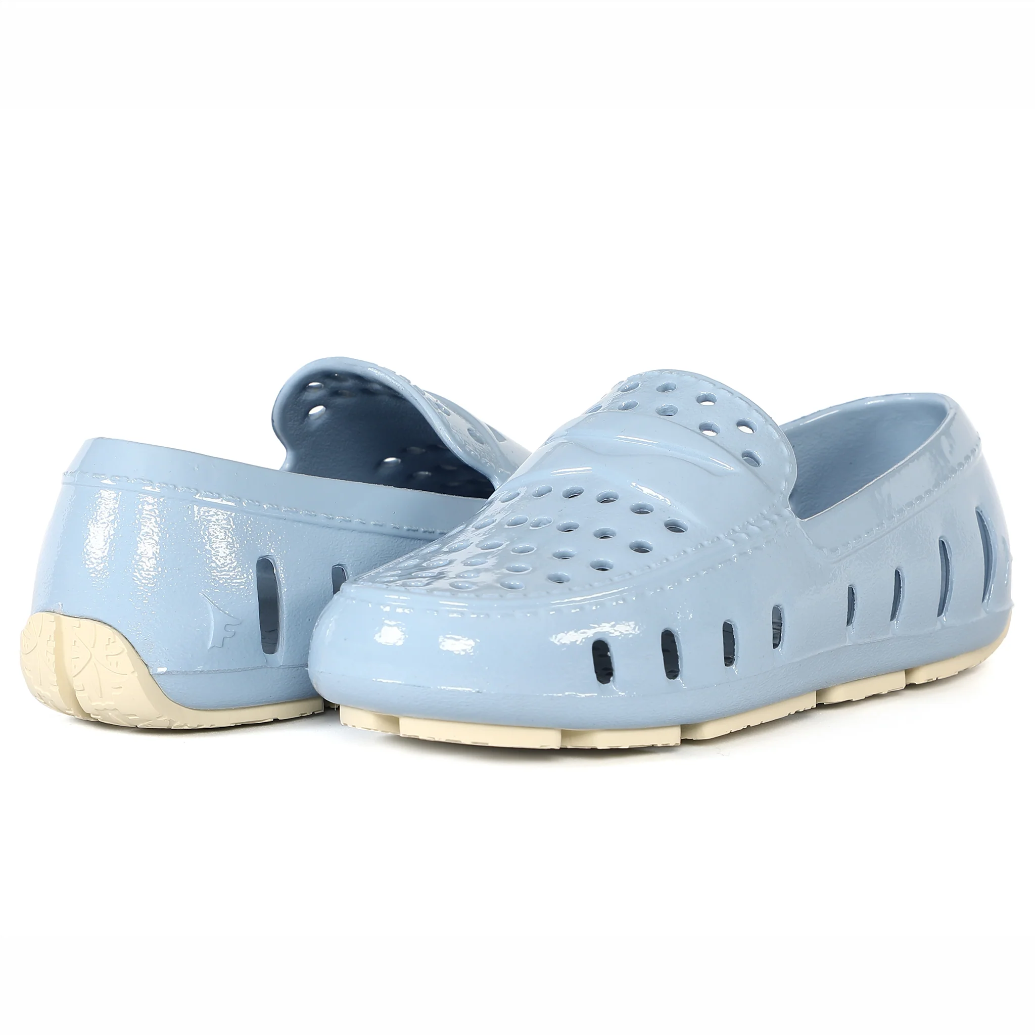 Kids Prodigy Alaskan Blue Putty Patent Loafers - Image 3