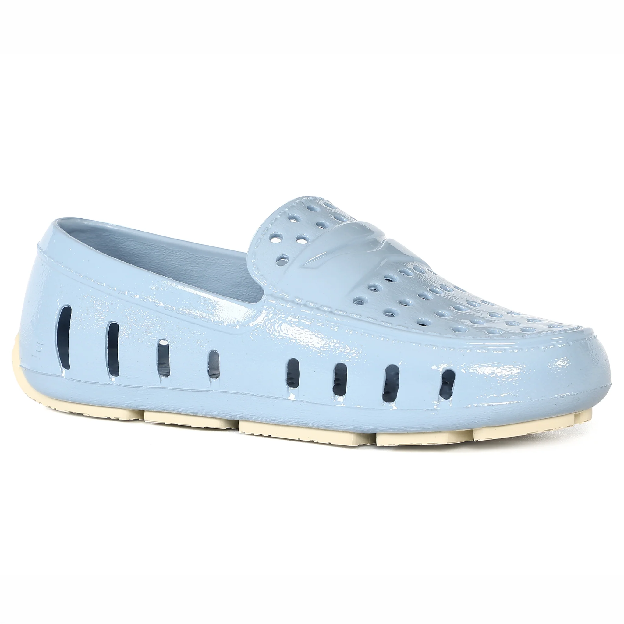 Kids Prodigy Alaskan Blue Putty Patent Loafers - Image 4