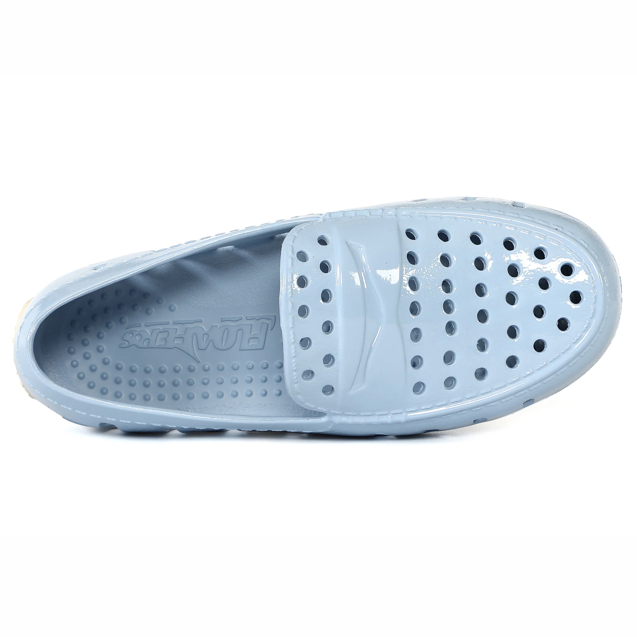 Kids Prodigy Alaskan Blue Putty Patent Loafers - Image 6