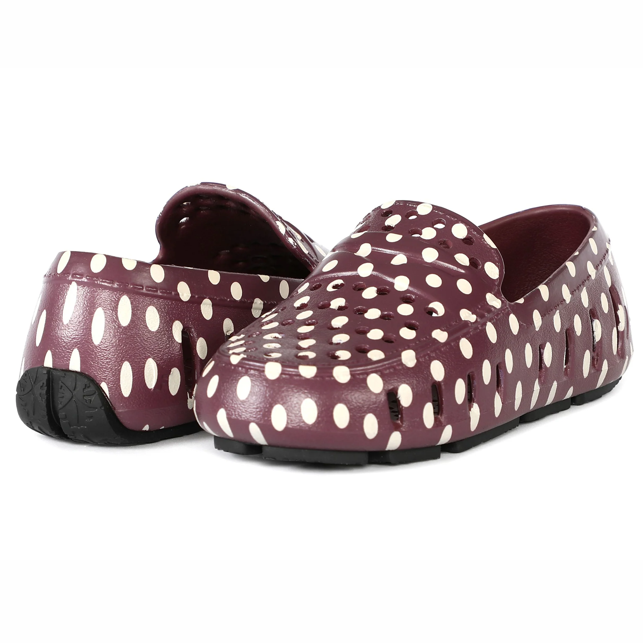 BURGUNDY/BLACK DOTS PRODIGY PRINT - FINAL SALE - Image 3