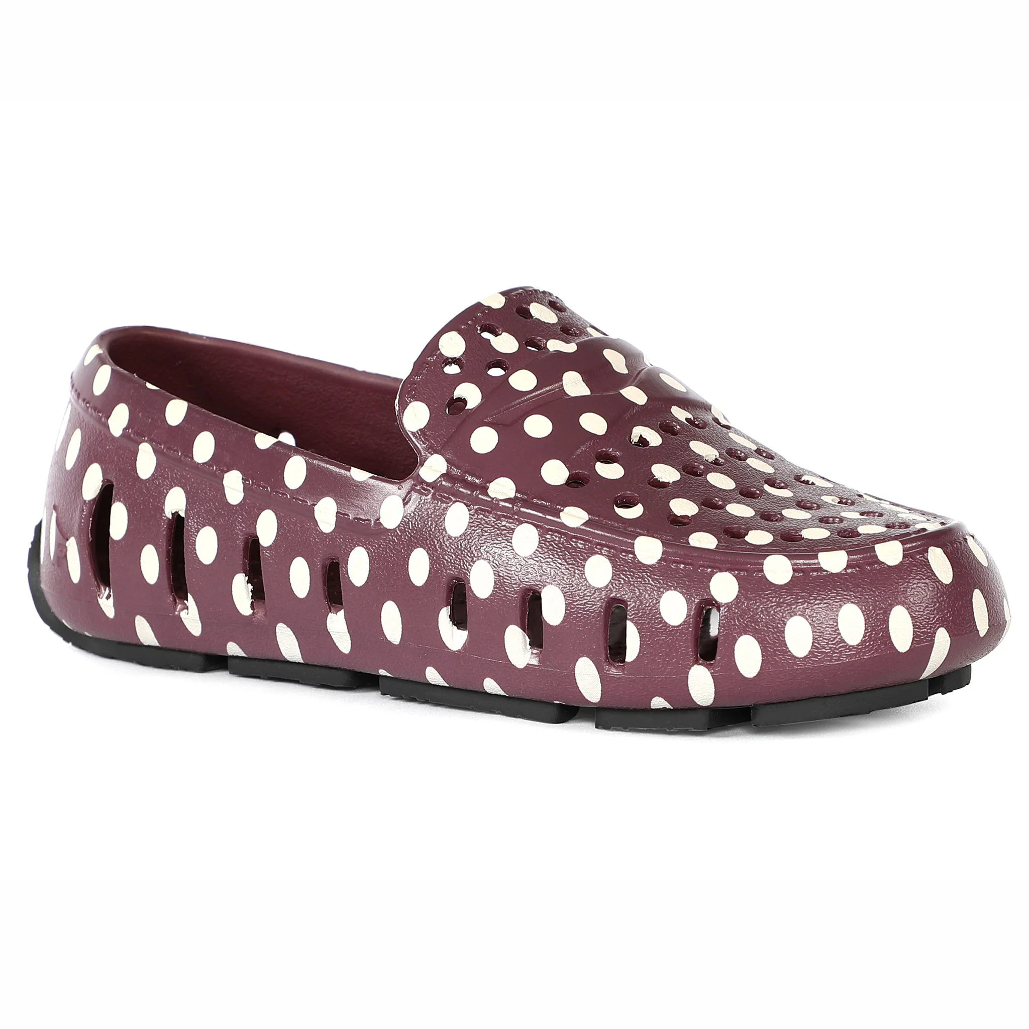 BURGUNDY/BLACK DOTS PRODIGY PRINT - FINAL SALE - Image 4