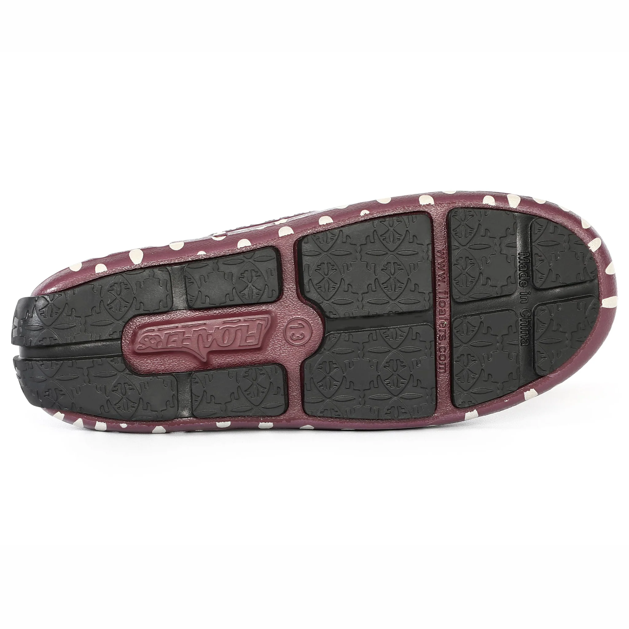 BURGUNDY/BLACK DOTS PRODIGY PRINT - FINAL SALE - Image 7