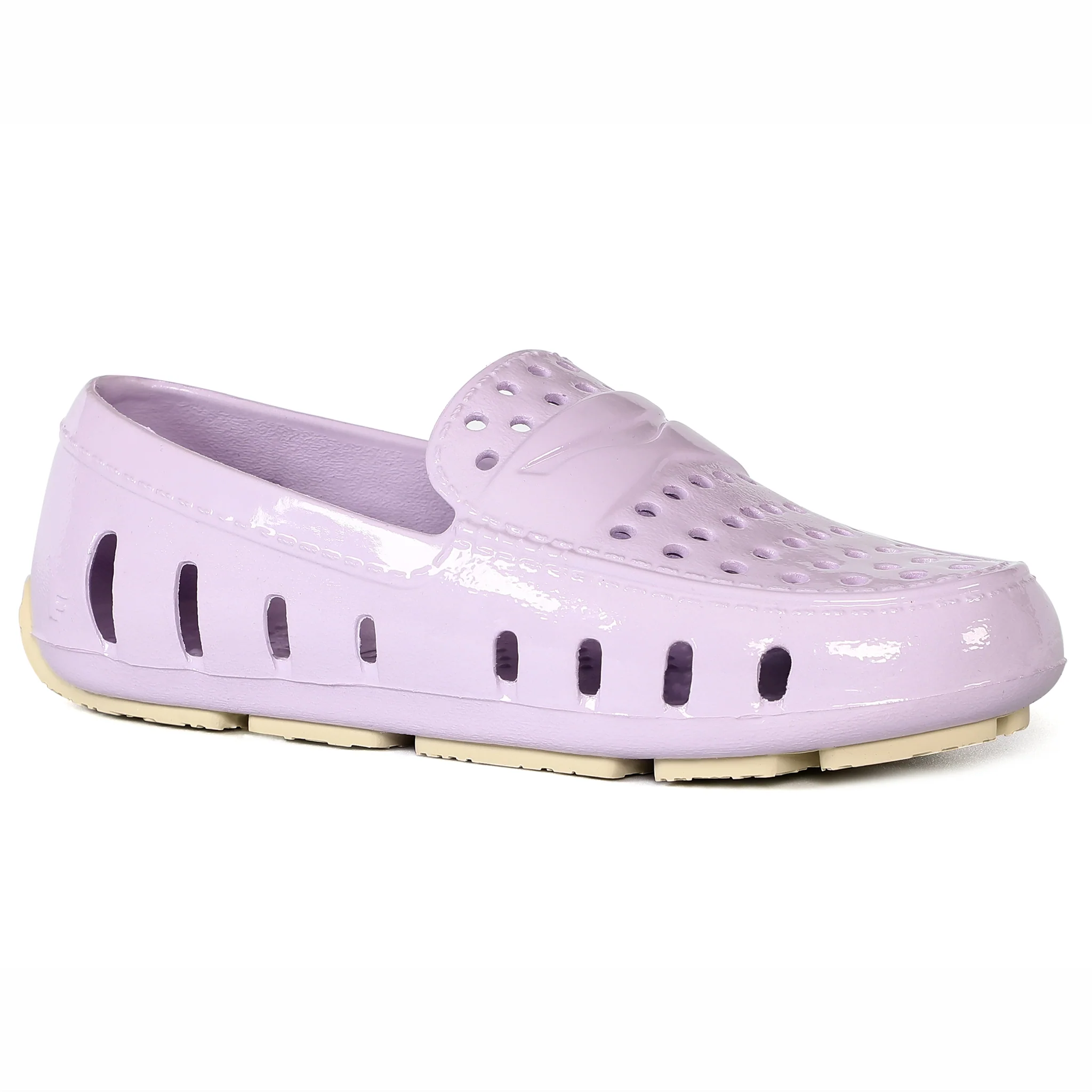 Kids Prodigy Dusty Pink Lilac Patent Loafers - Image 4