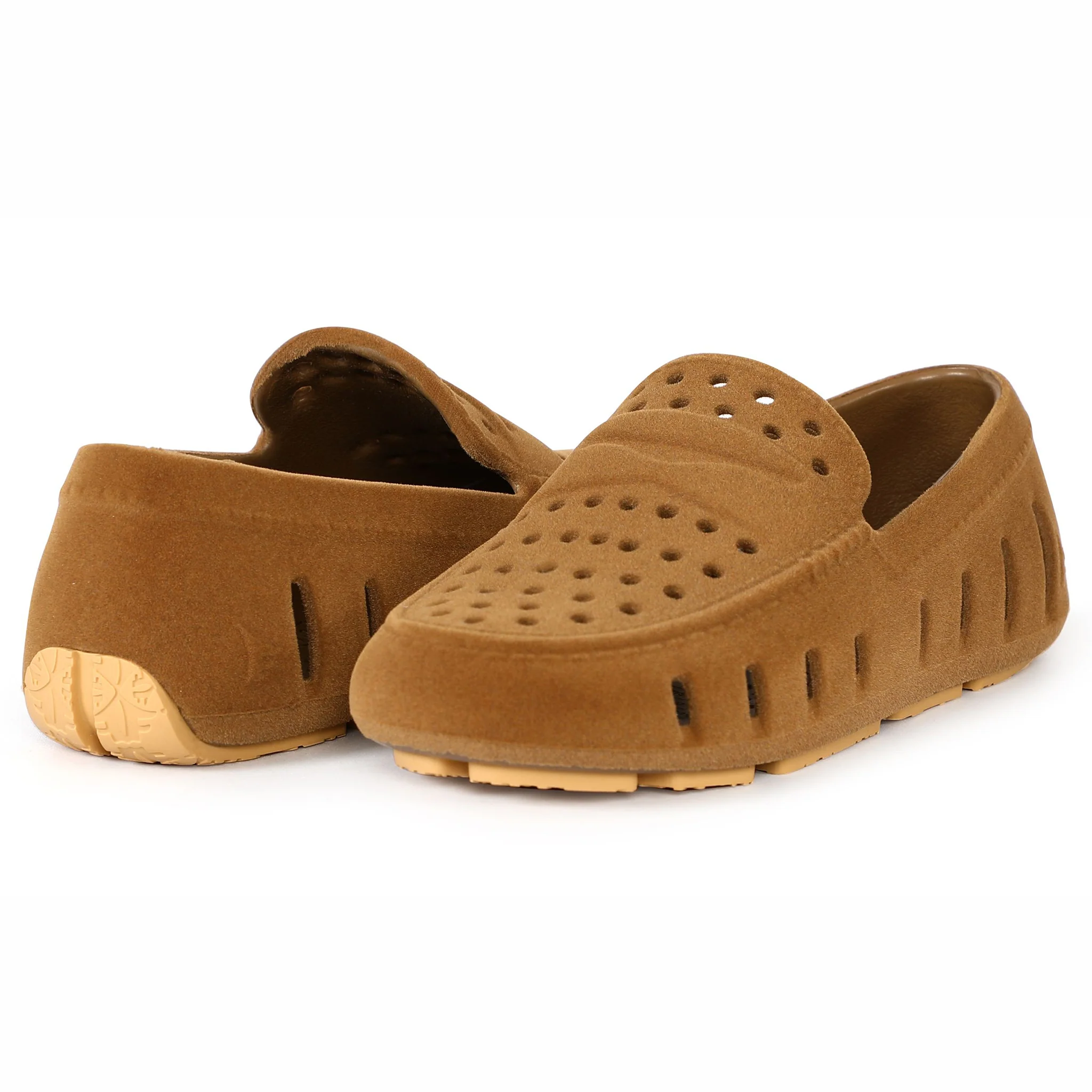 Kids Prodigy Dark Mocha Tan Suede Loafers - Image 3