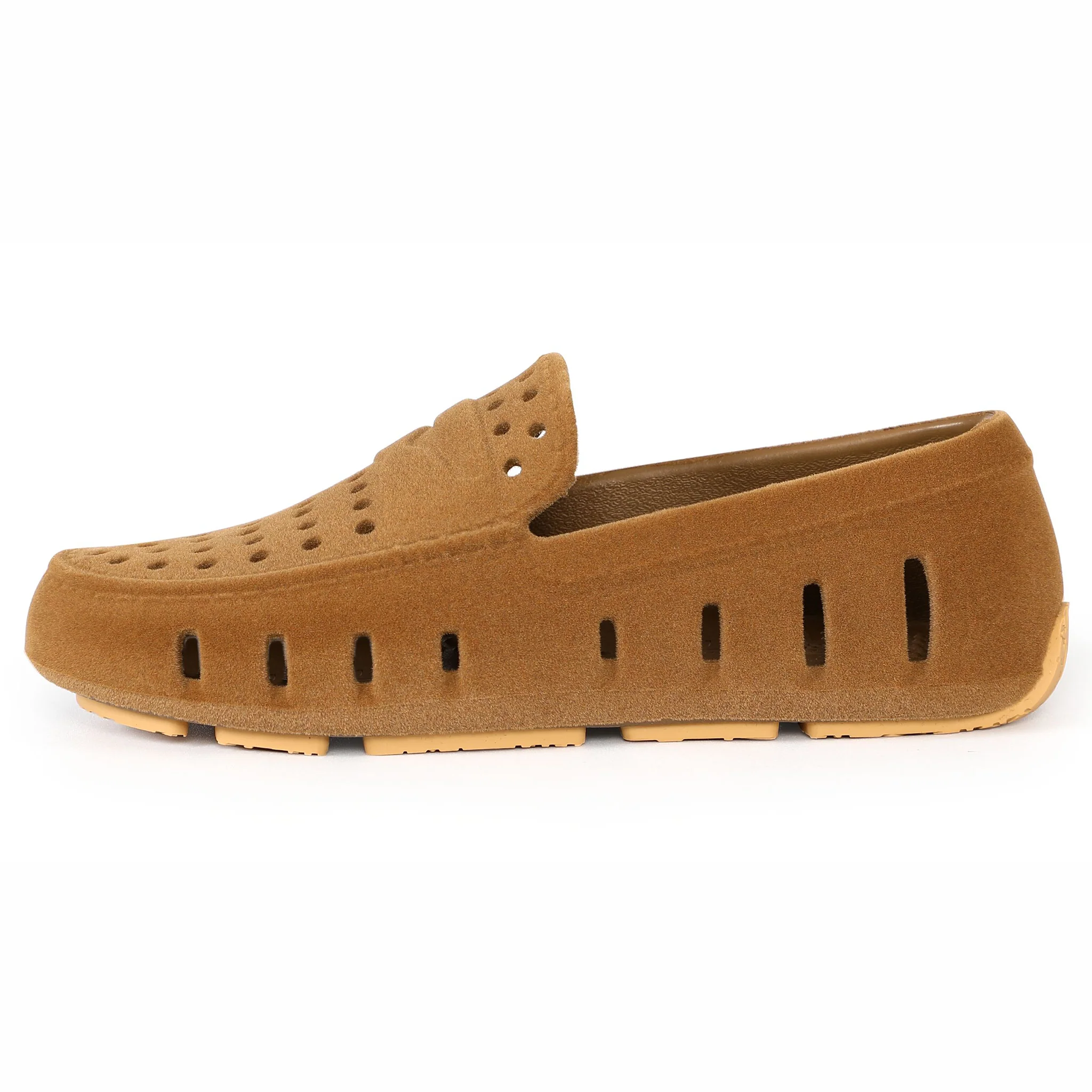 Kids Prodigy Dark Mocha Tan Suede Loafers - Image 5