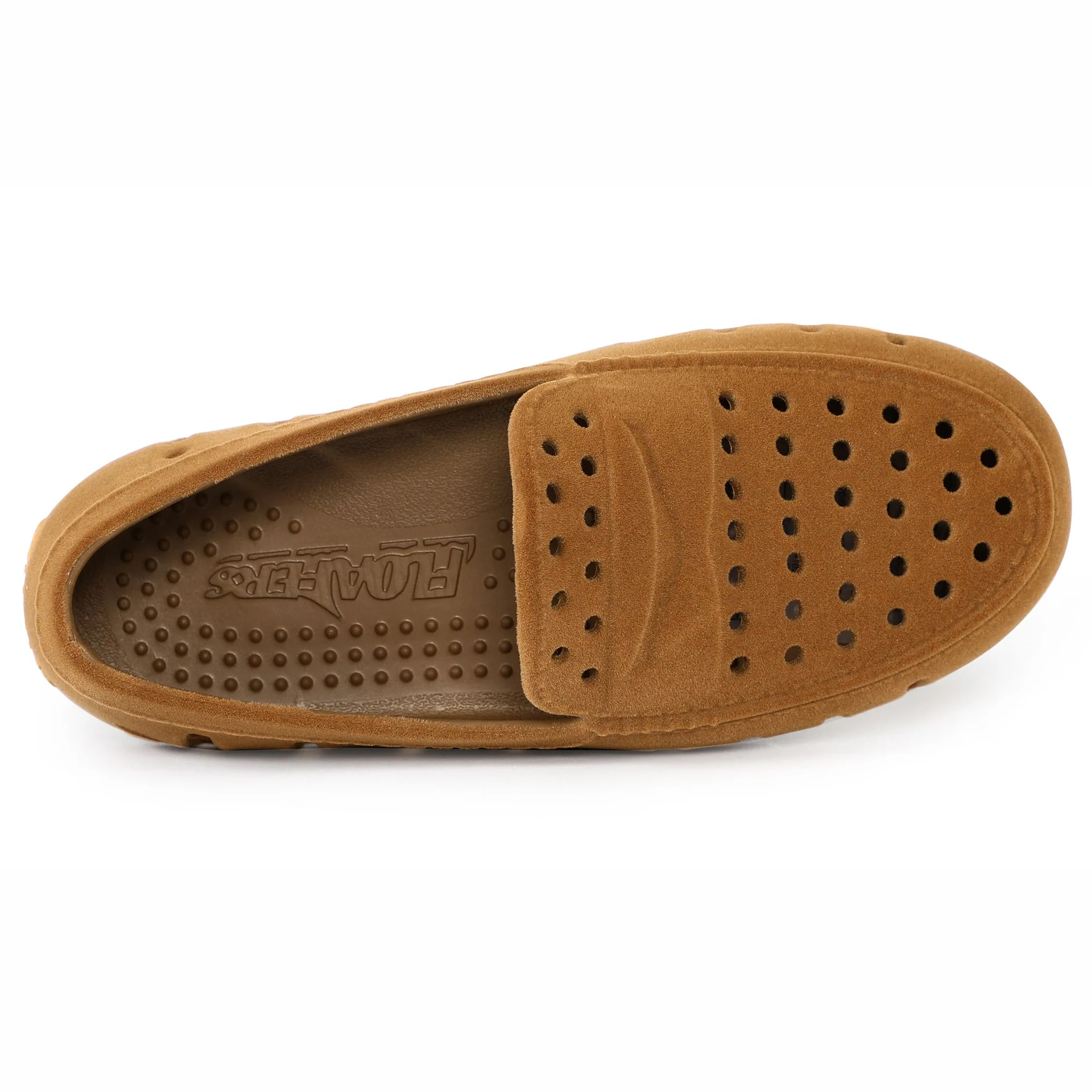 Kids Prodigy Dark Mocha Tan Suede Loafers - Image 6