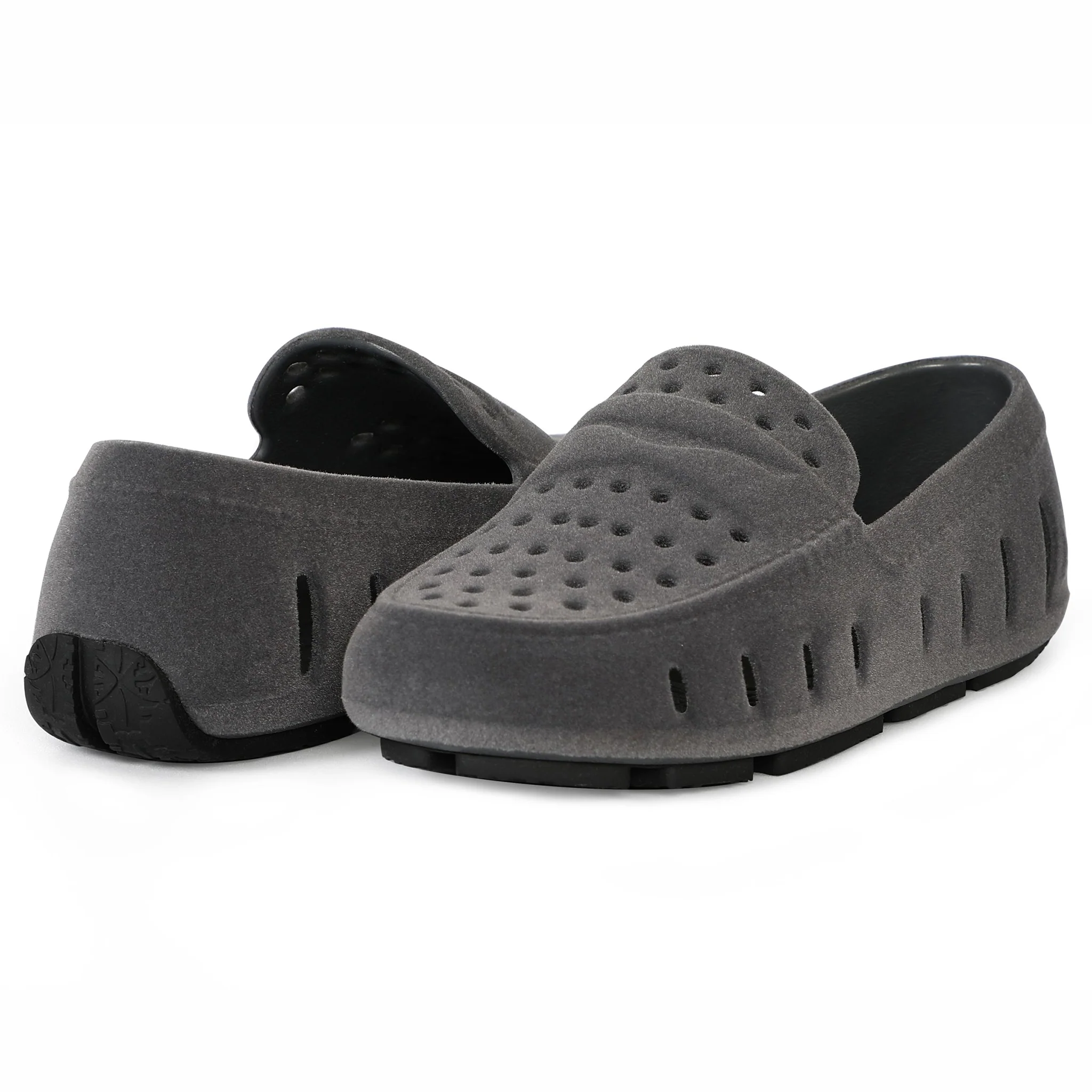 Kids Prodigy Slate Grey Black Loafers - Image 3