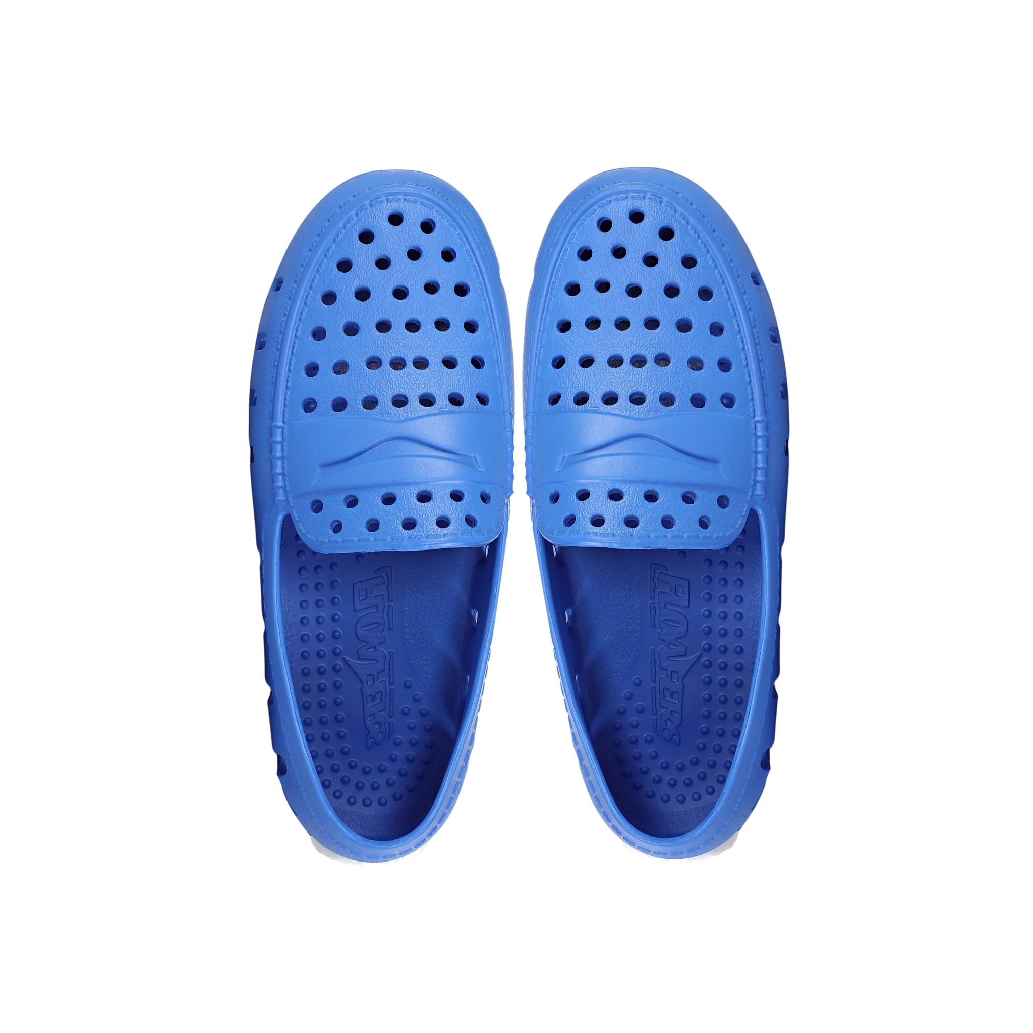 Kids Prodigy Bright Blue Bright White Loafers - Image 4