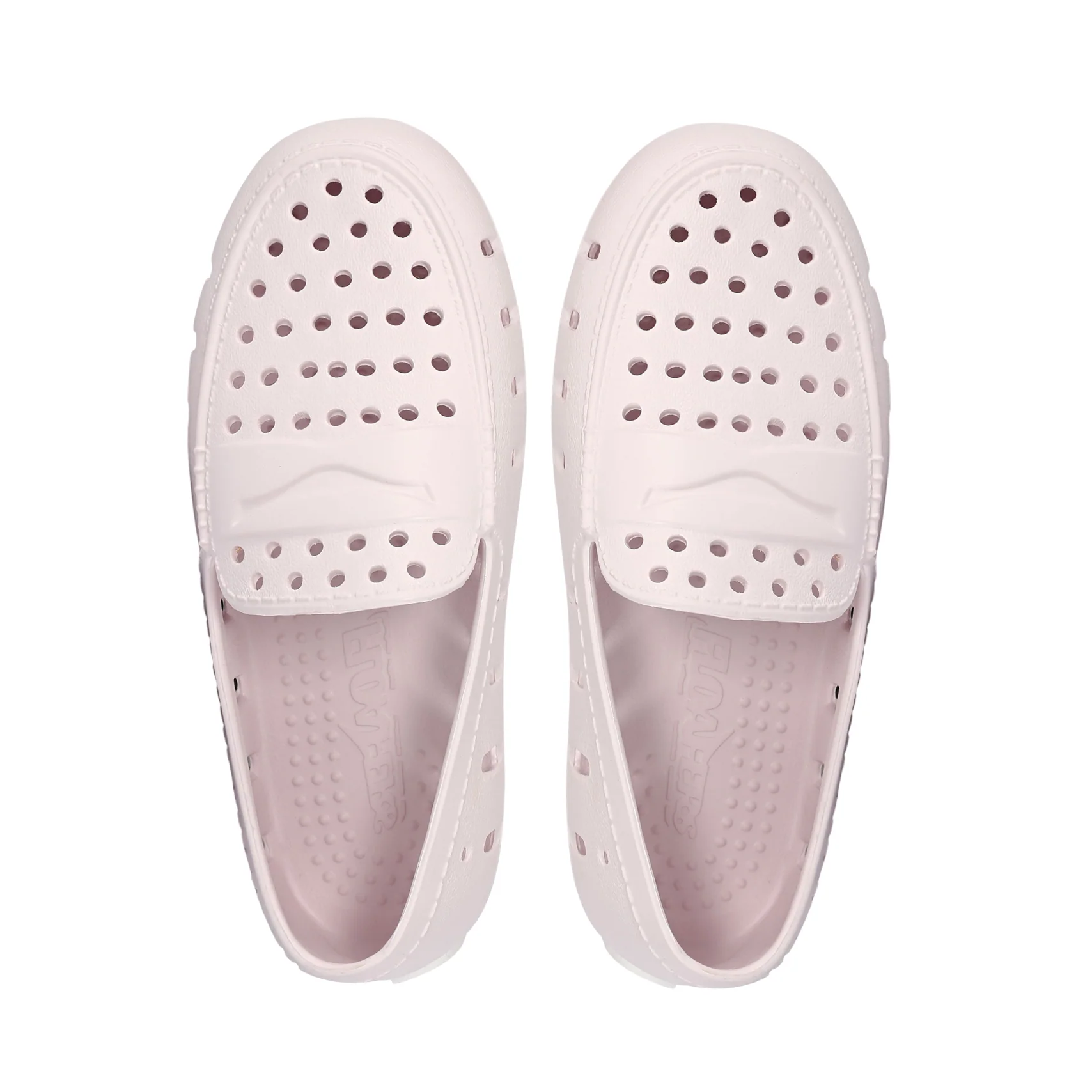 Kids Prodigy Dusty Pink Bright White Loafers - Image 4