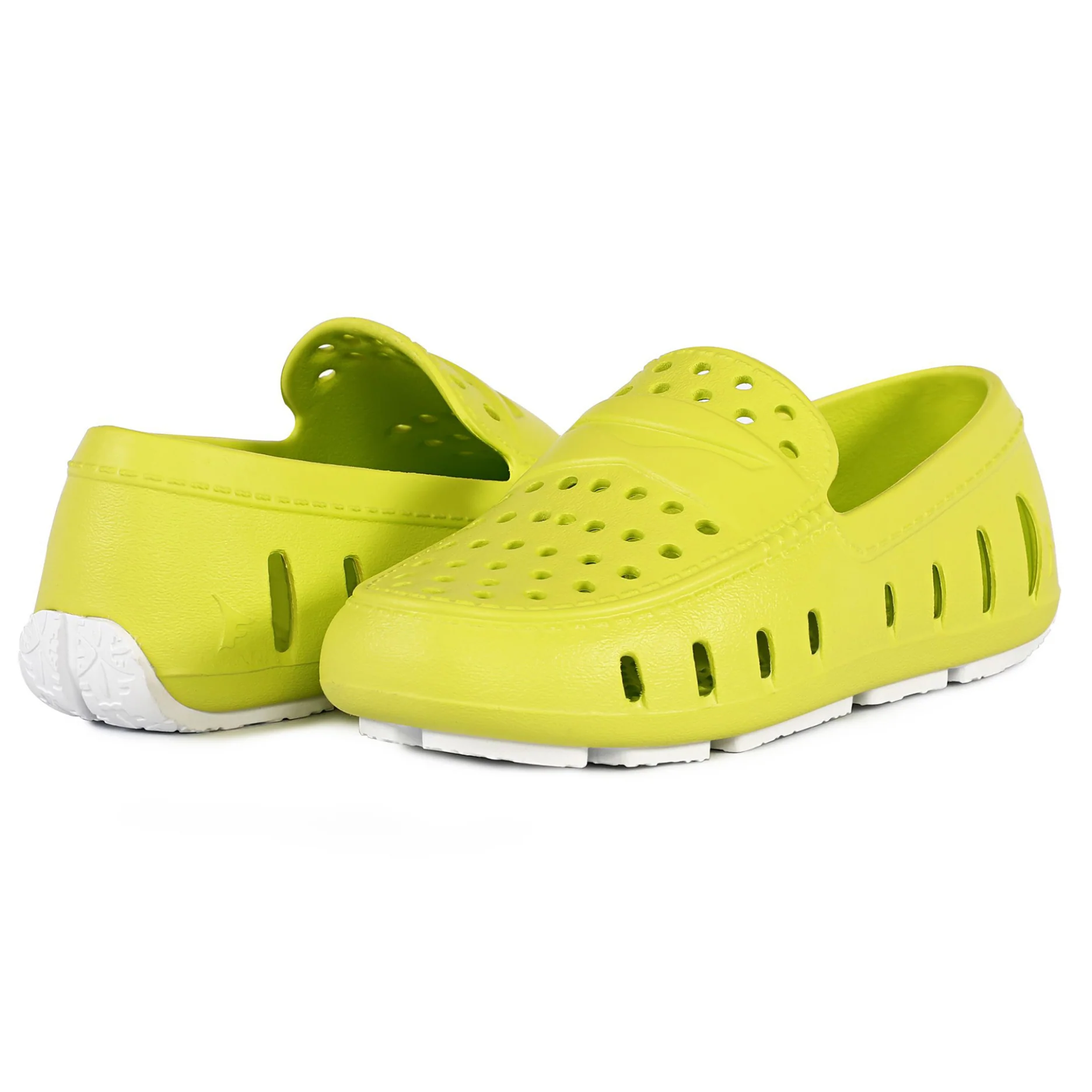 Kids Prodigy Lime Bright White Loafers - Image 3