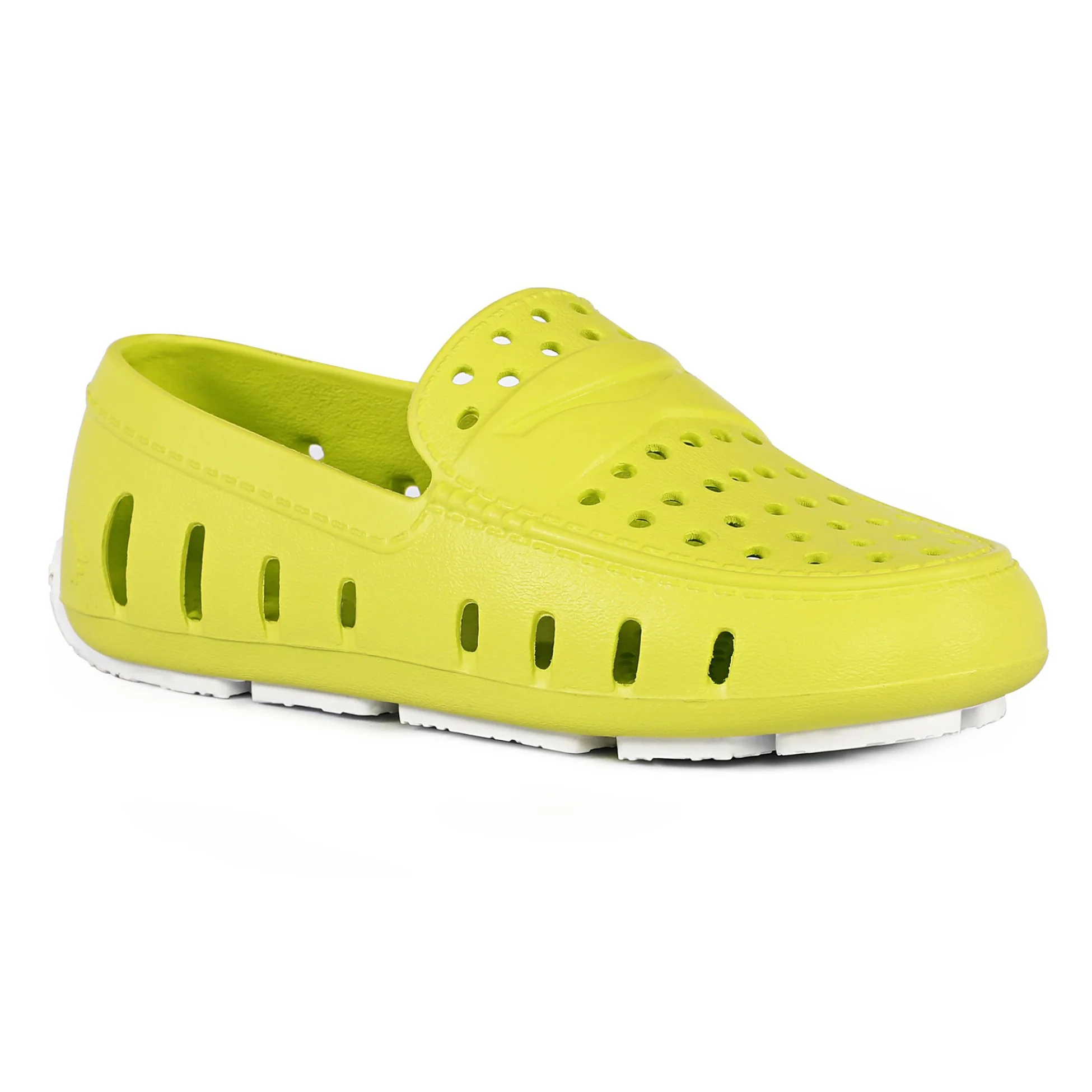 Kids Prodigy Lime Bright White Loafers - Image 4
