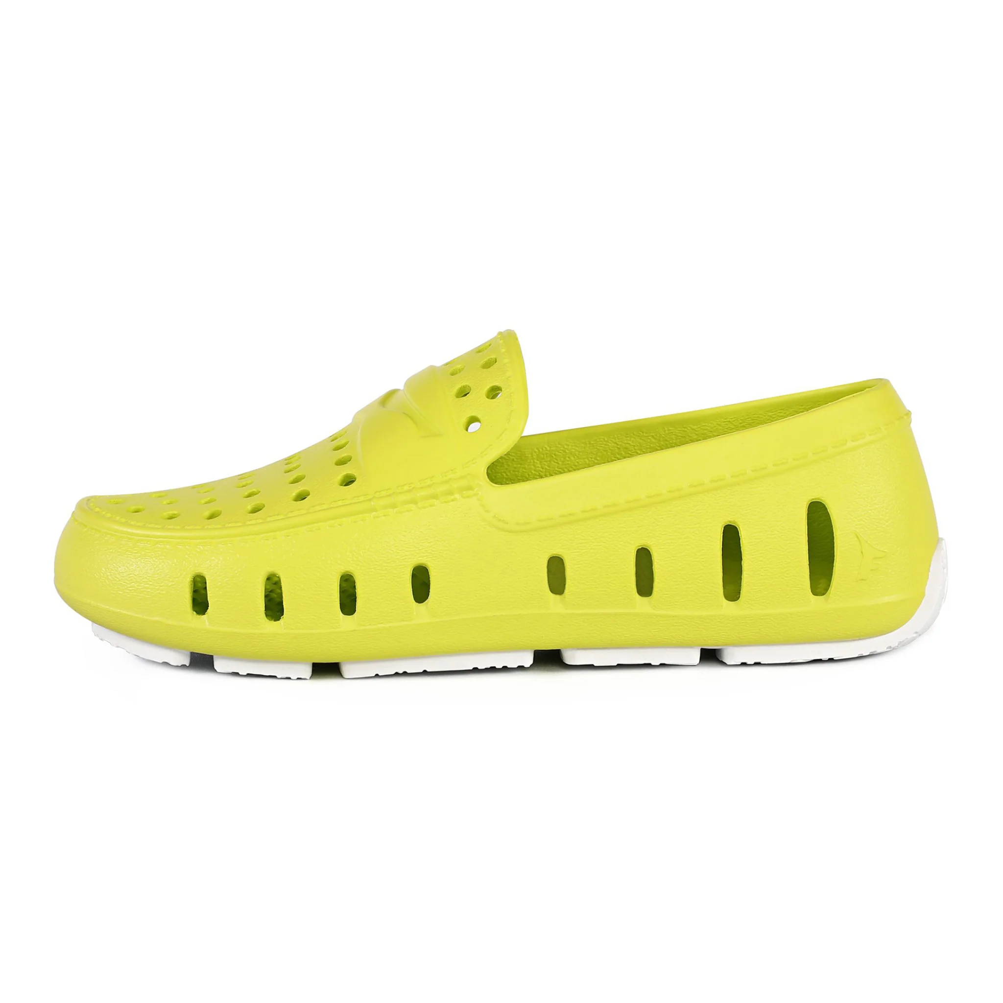 Kids Prodigy Lime Bright White Loafers - Image 5