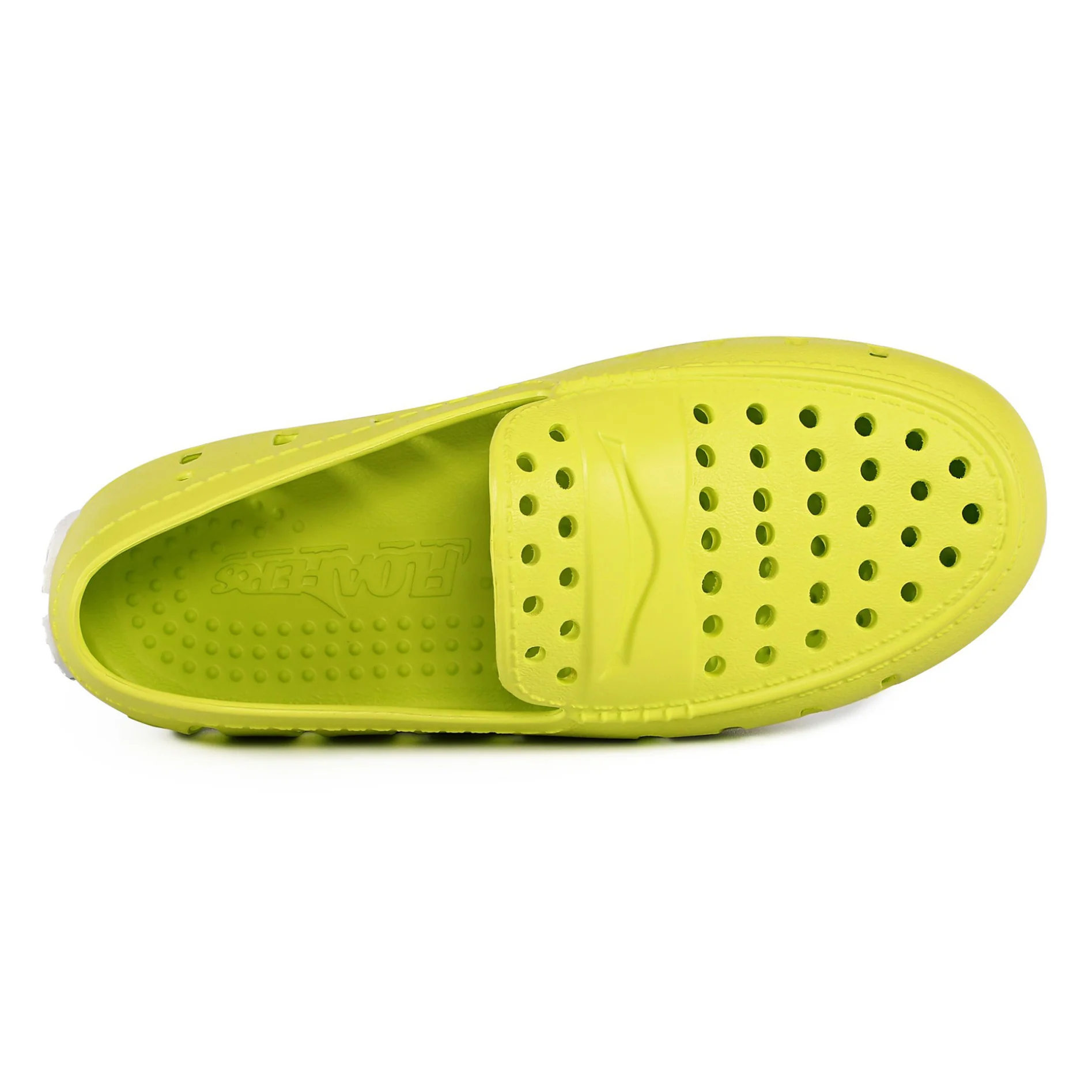 Kids Prodigy Lime Bright White Loafers - Image 6