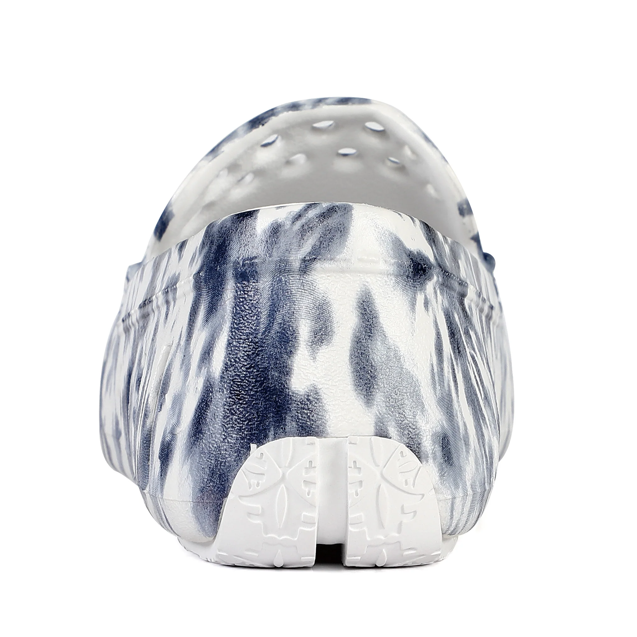 Kids Prodigy Navy Tie Dye Print Bright White Loafers - Image 7