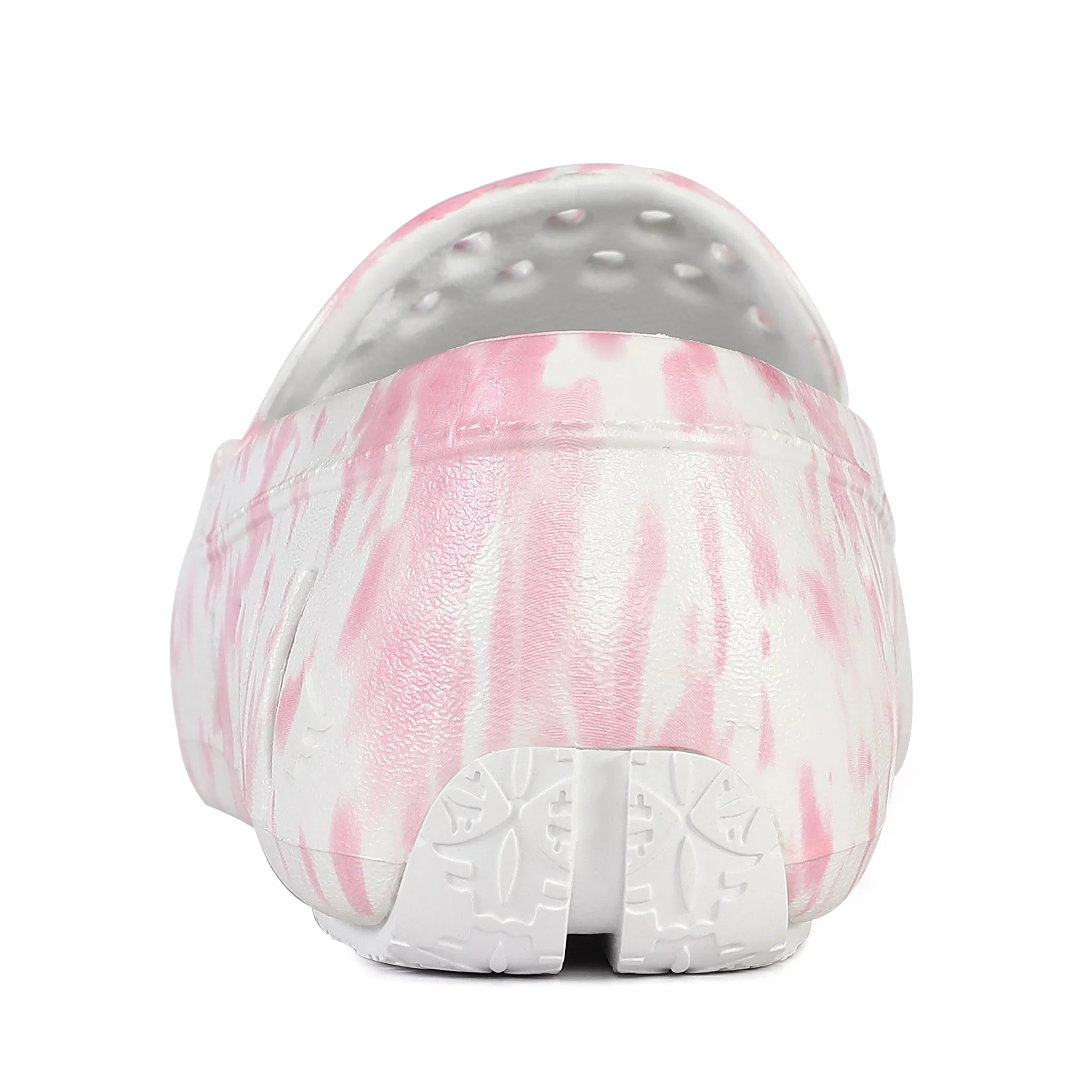 Kids Prodigy Pink Tie Dye Print Bright White Loafers - Image 5