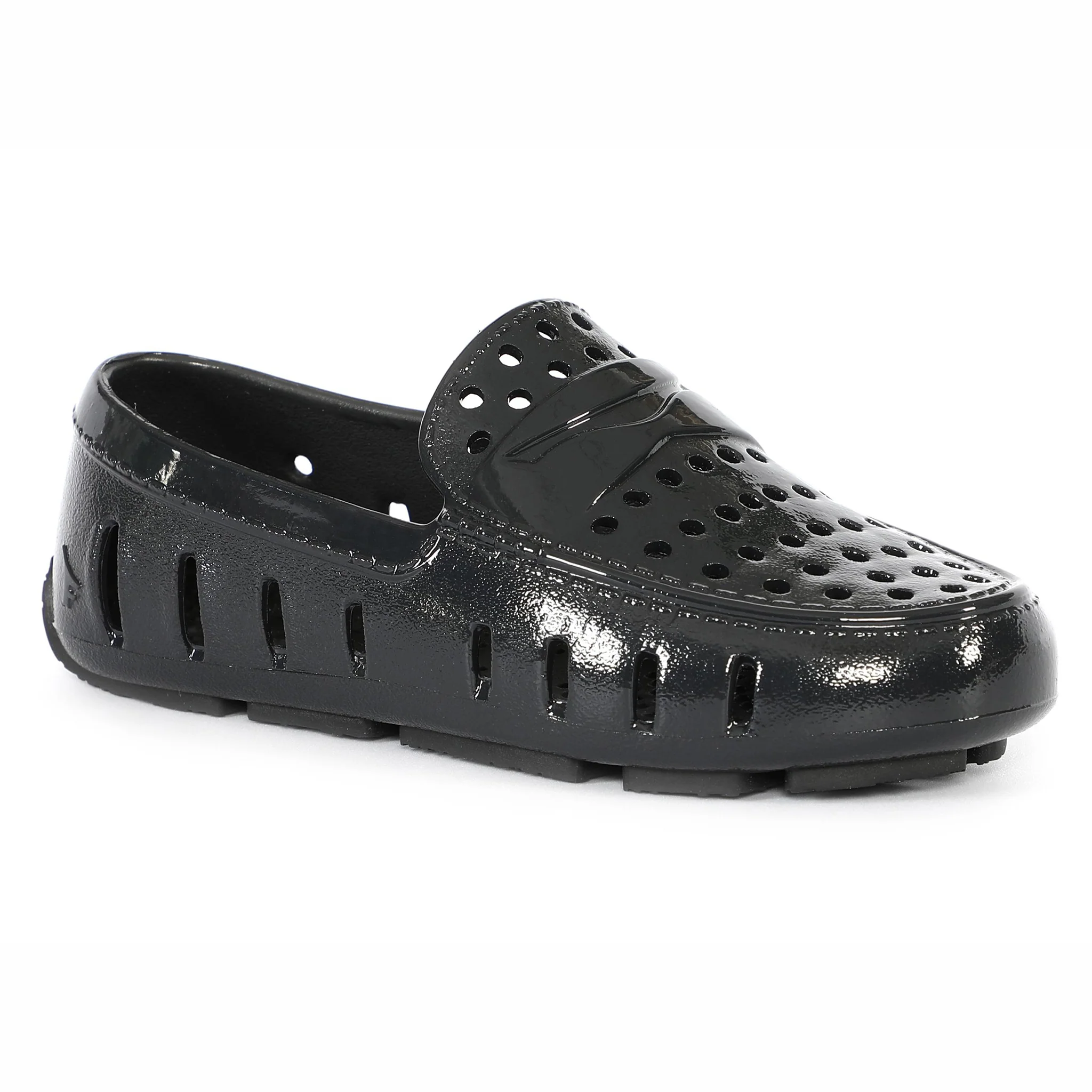 Kids Prodigy Black Patent Loafers - Image 3