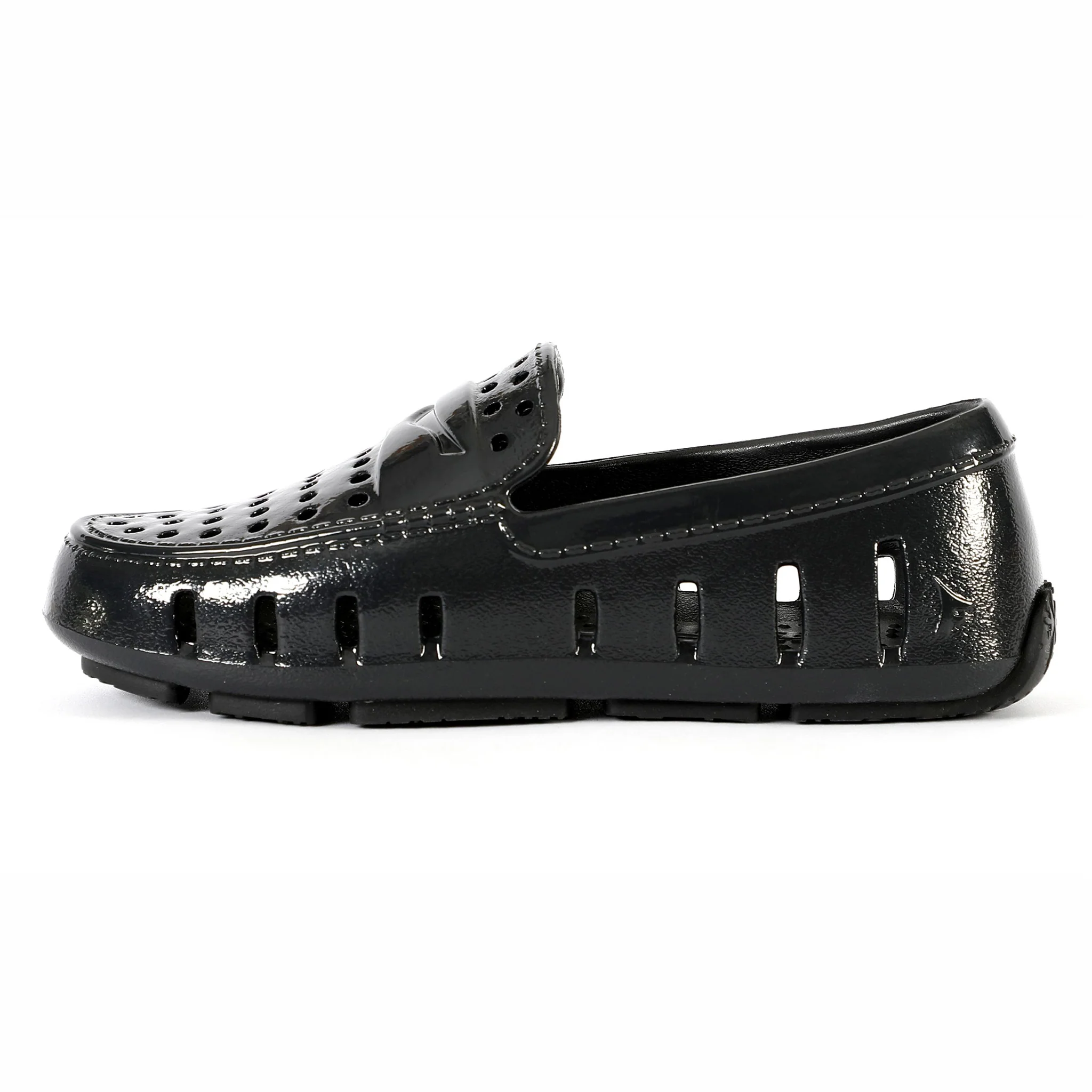 Kids Prodigy Black Patent Loafers - Image 4