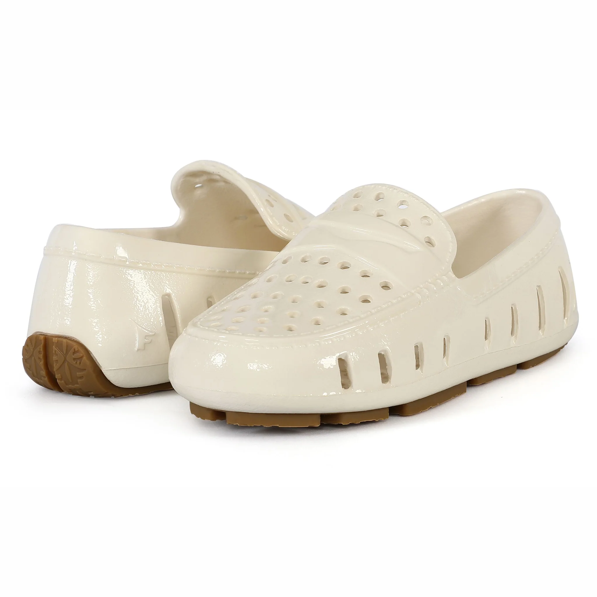 Kids Prodigy Bone Gum Patent Loafers - Image 5