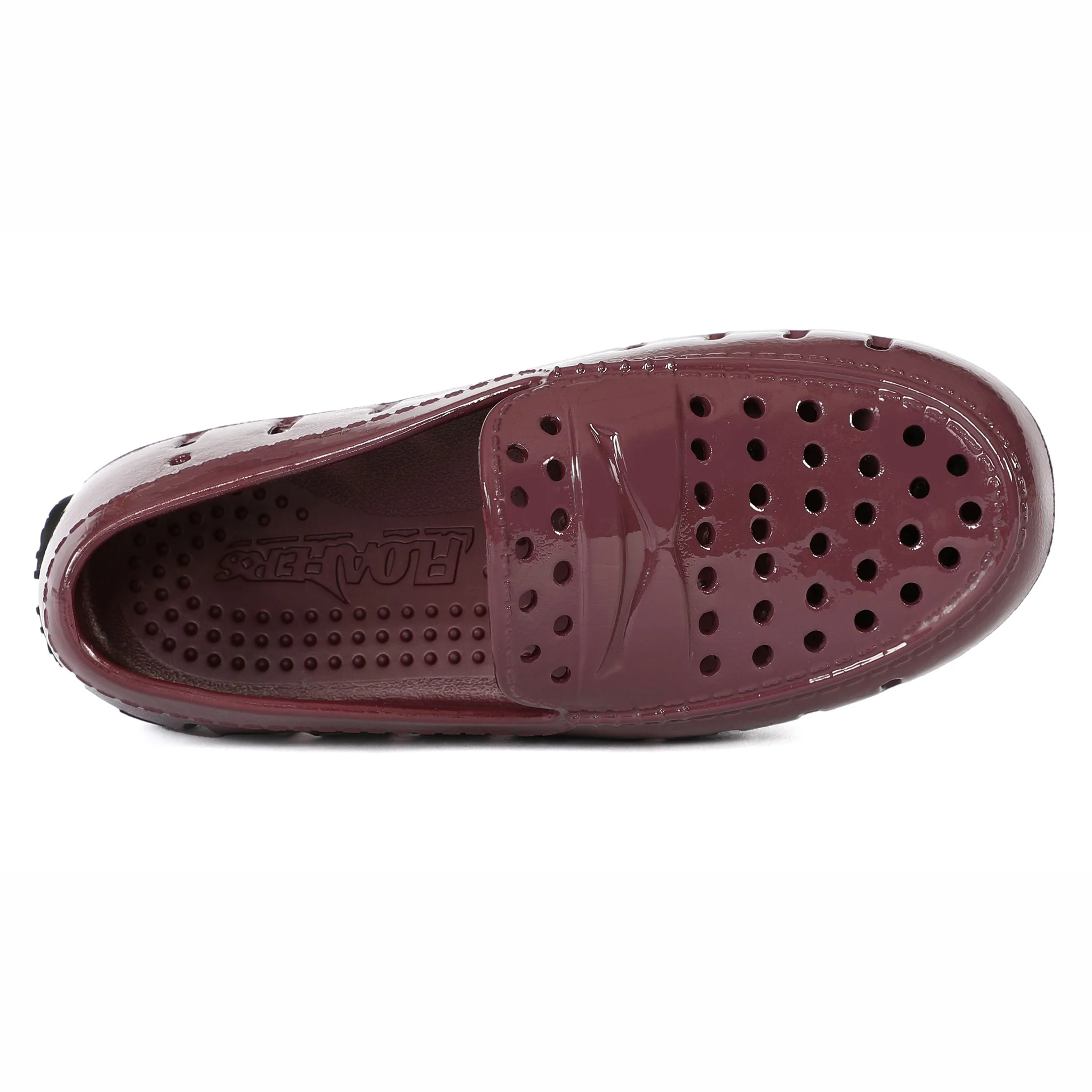 Kids Prodigy Burgundy Black Loafers - Image 6