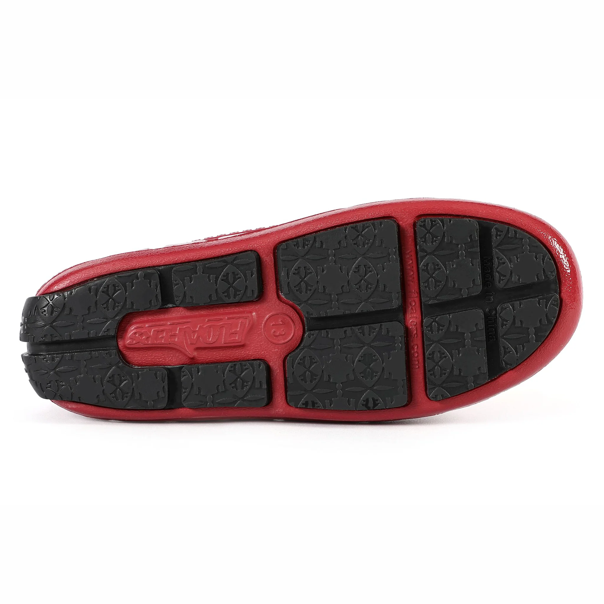 Kids Prodigy Red Black Patent Loafers - Image 7
