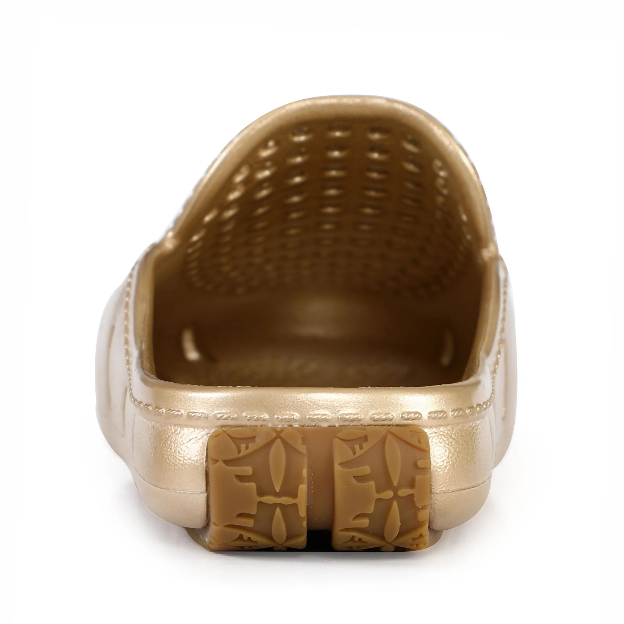 GOLD METALLIC/GUM WOMENS SUNSET SLIDE - Image 8