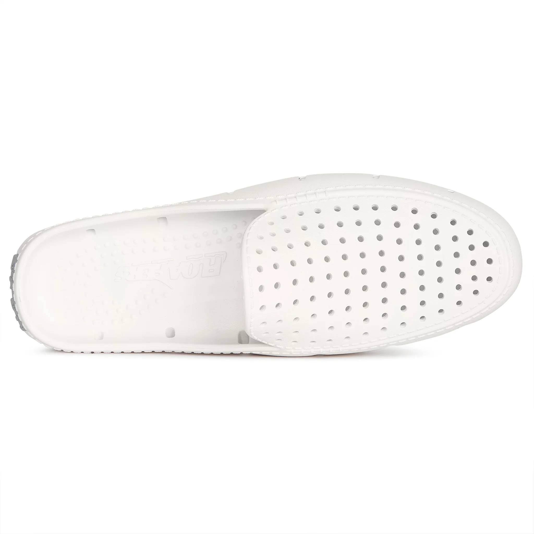 BRIGHT WHITE/HARBOR MIST GRAY MENS SUNSET SLIDE - Image 3