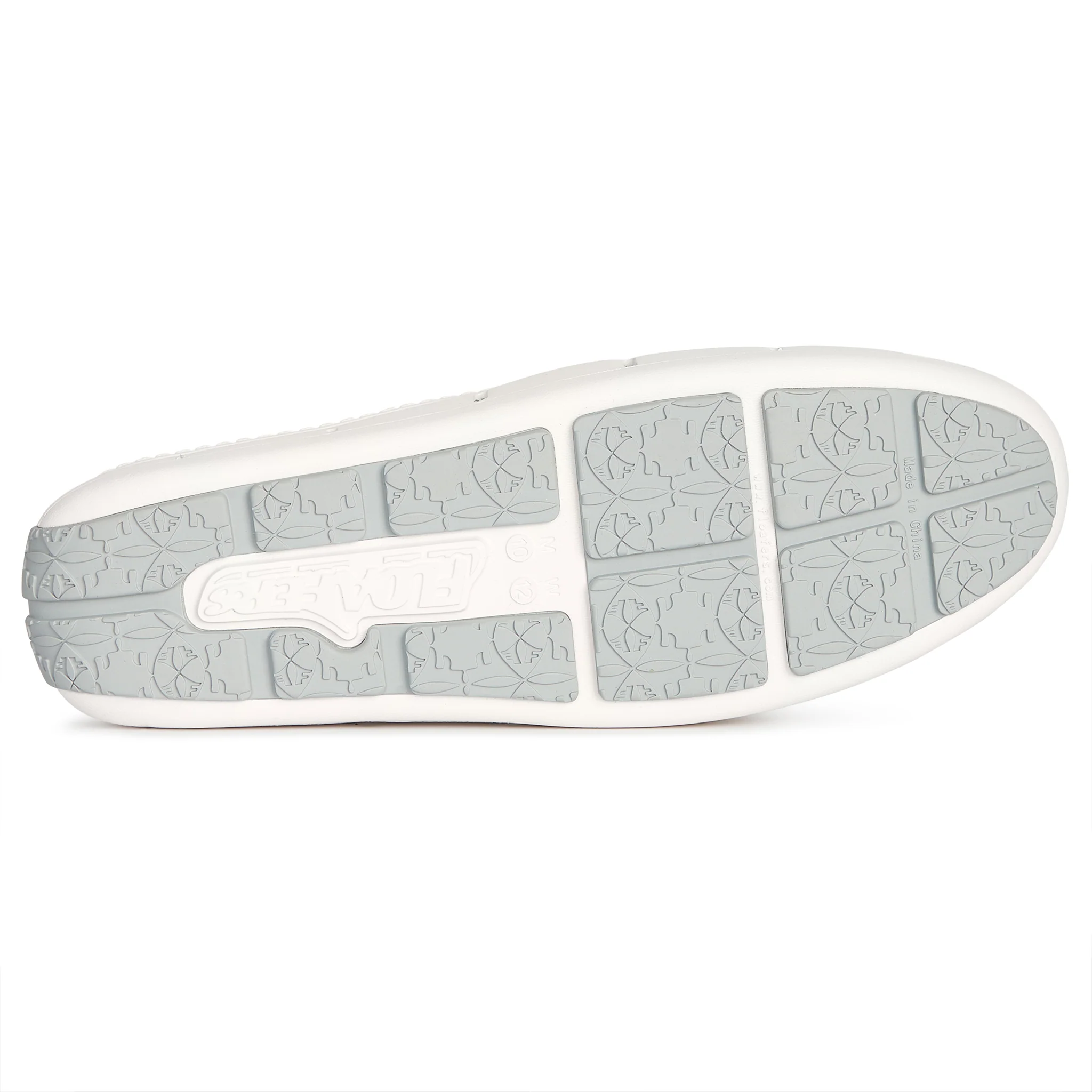 BRIGHT WHITE/HARBOR MIST GRAY MENS SUNSET SLIDE - Image 4