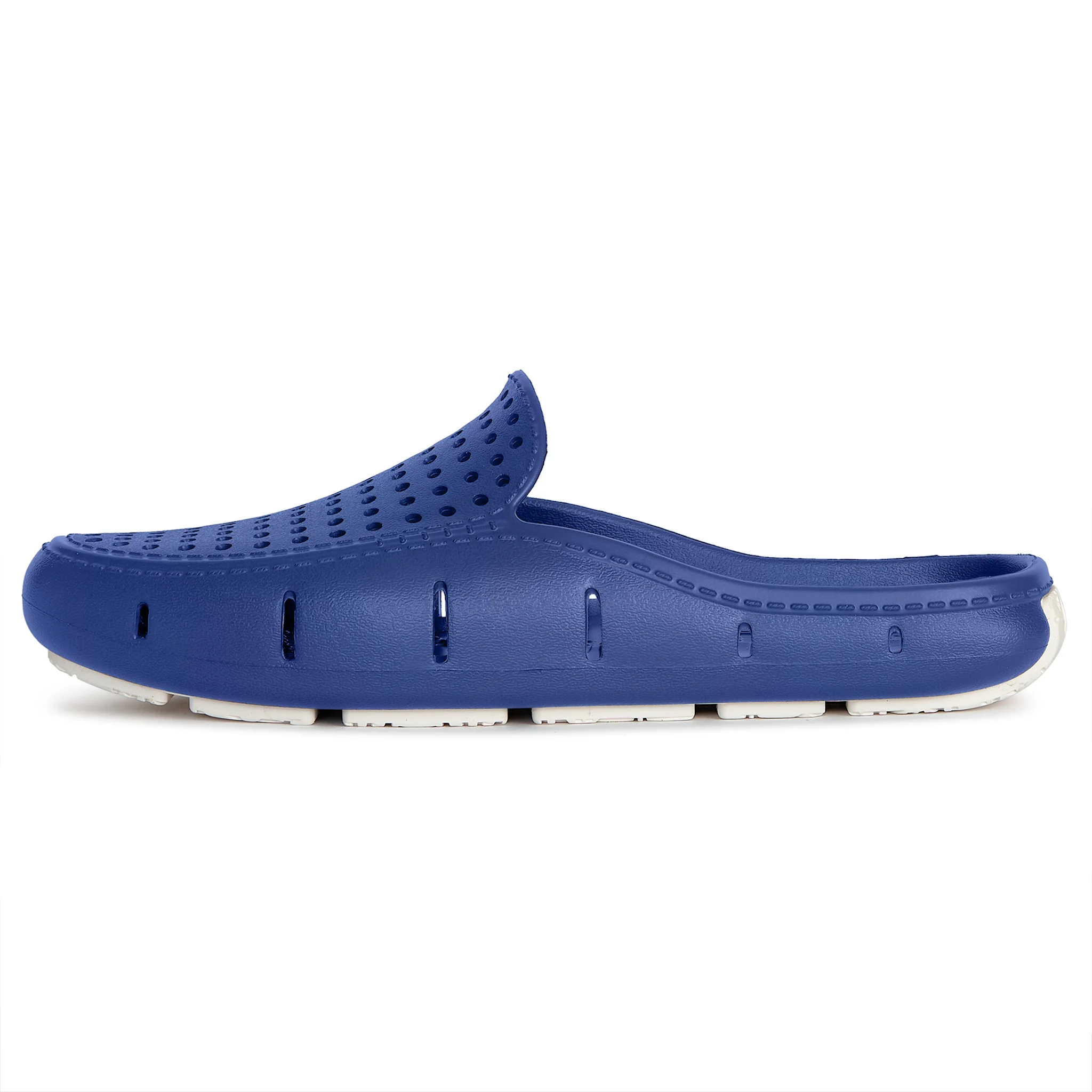 NAVY PEONY/BRIGHT WHITE WOMENS SUNSET SLIDE - Image 4