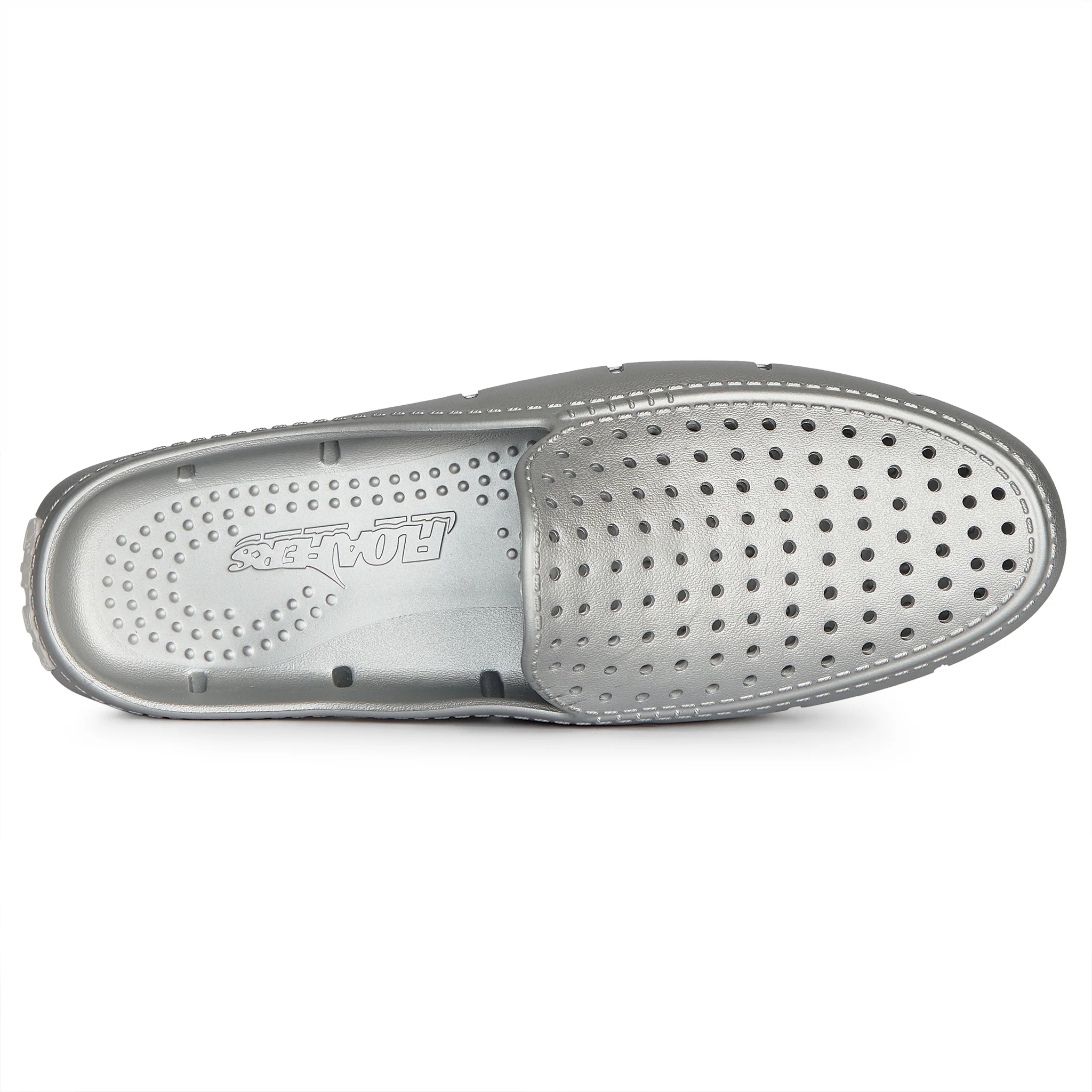 SILVER METALLIC/BRIGHT WHITE MENS SUNSET SLIDE - Image 3