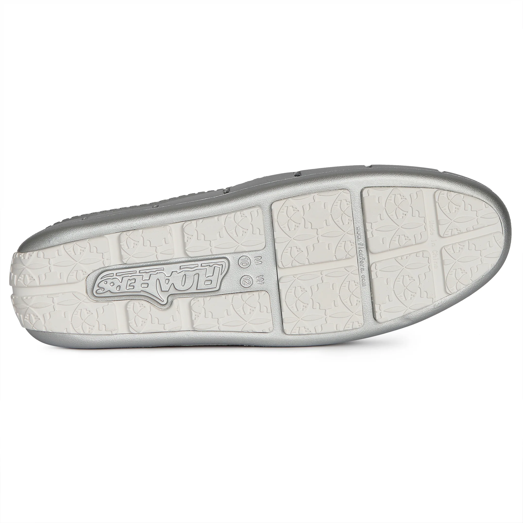 SILVER METALLIC/BRIGHT WHITE MENS SUNSET SLIDE - Image 4